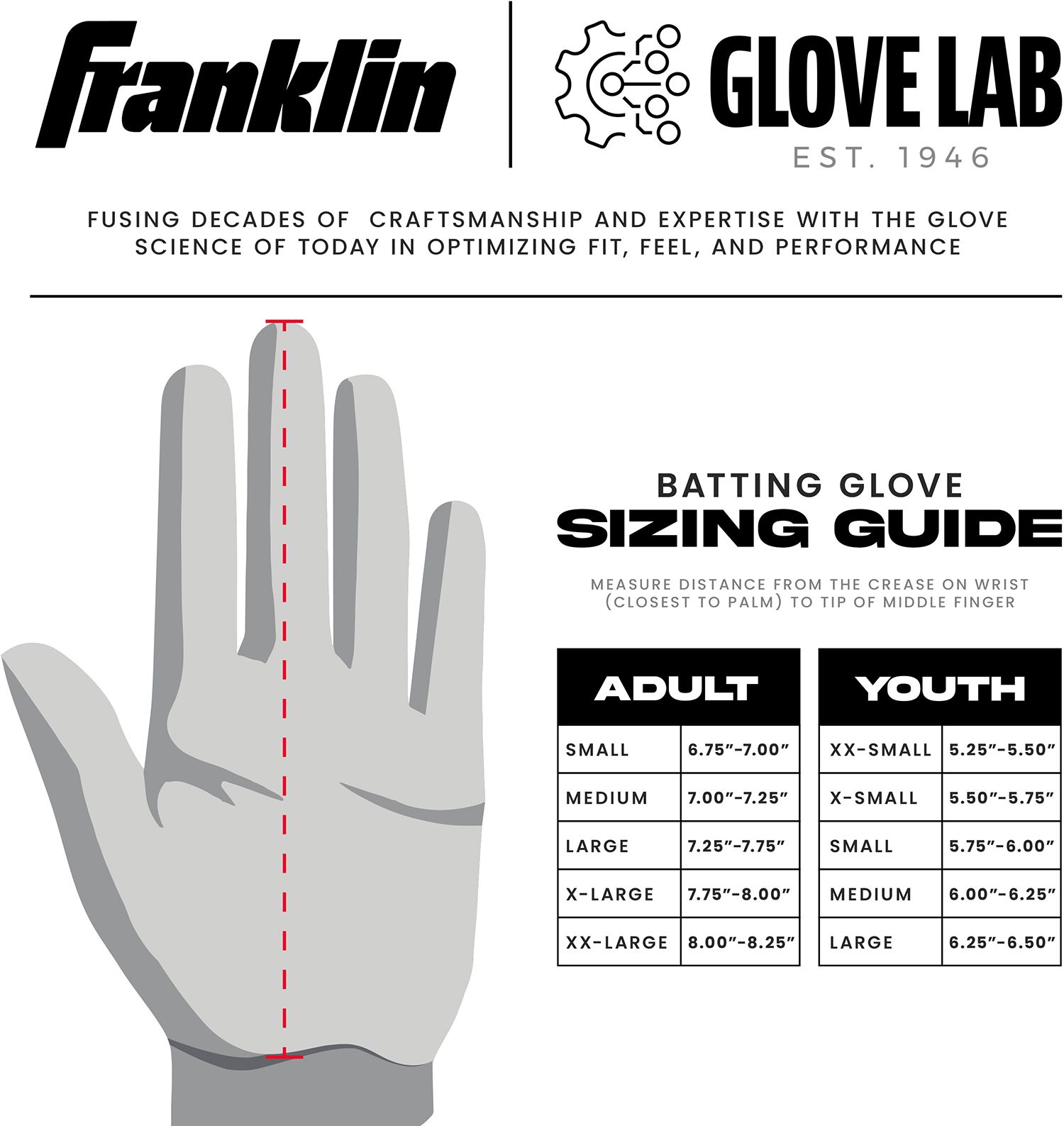 Franklin Youth CFX Pro Batting Gloves product image