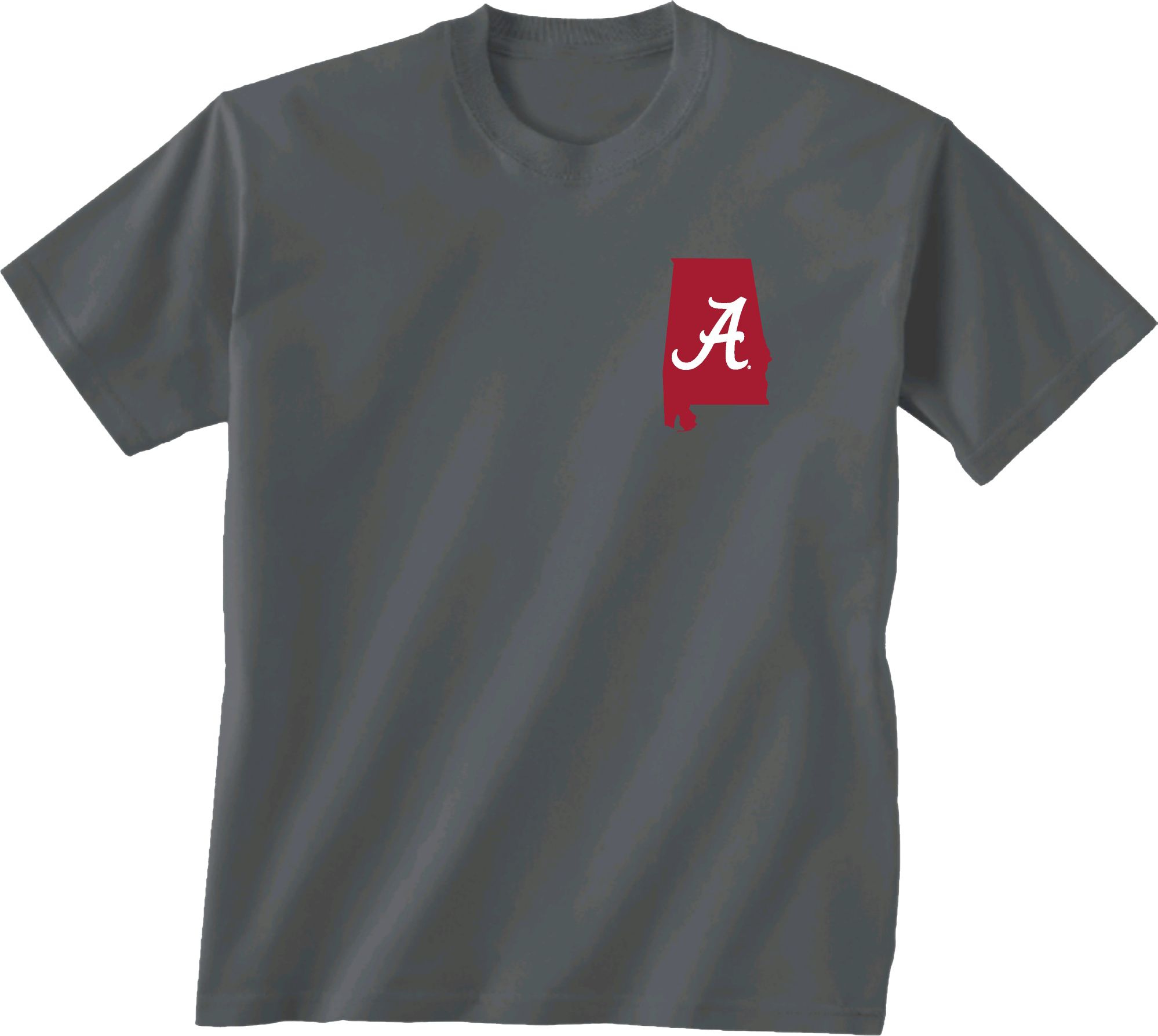 New World Graphics Men's Alabama Crimson Tide Grey State Sportsmen T-Shirt product image