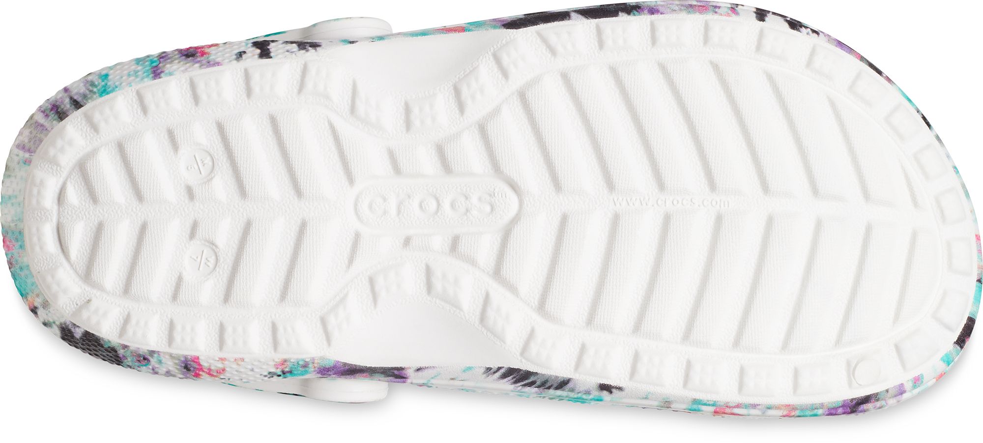 Crocs Adult Classic Fuzz-Lined Tie Dye Clogs product image