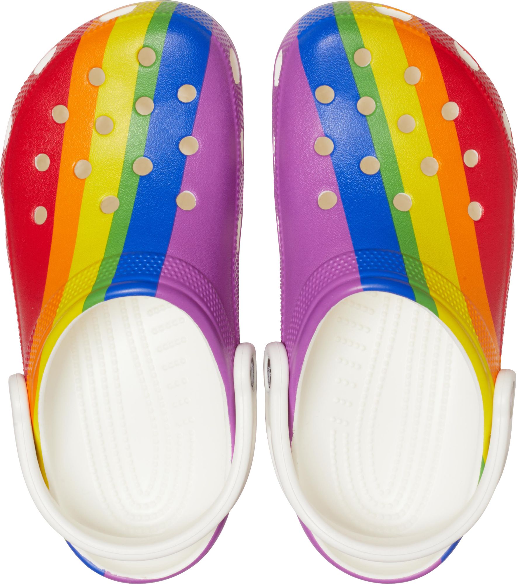 rainbow crocs adults