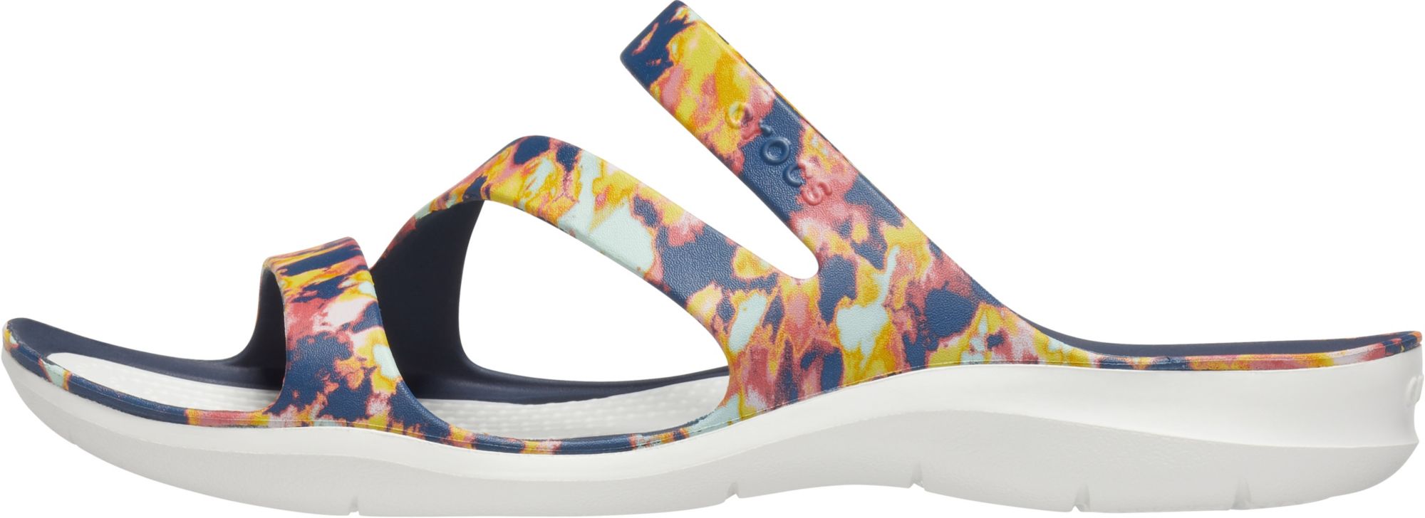 women's tie dye crocs