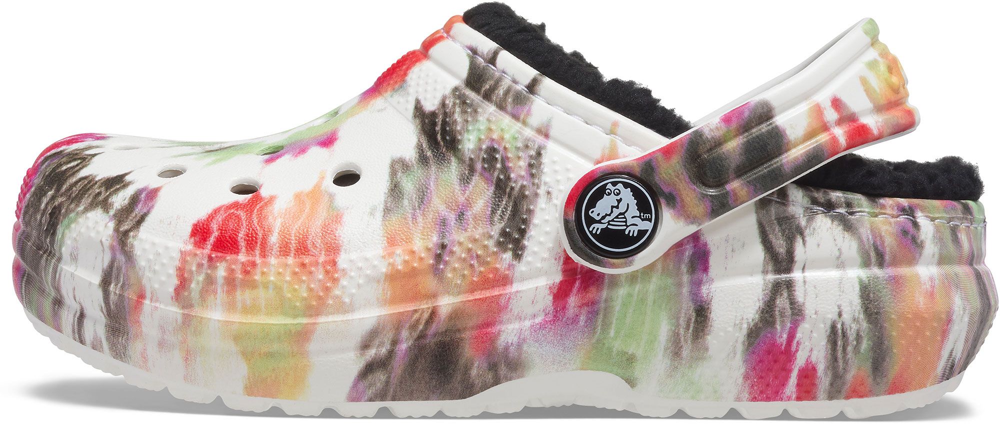 Crocs Kids' Classic Tie Dye Lined Clogs product image