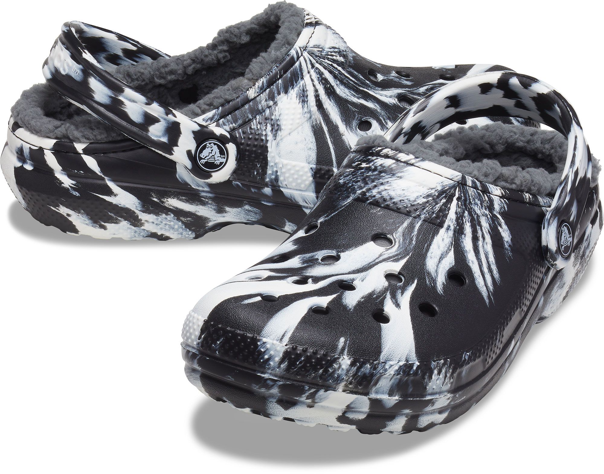 Crocs classic fuzz store lined adult clogs