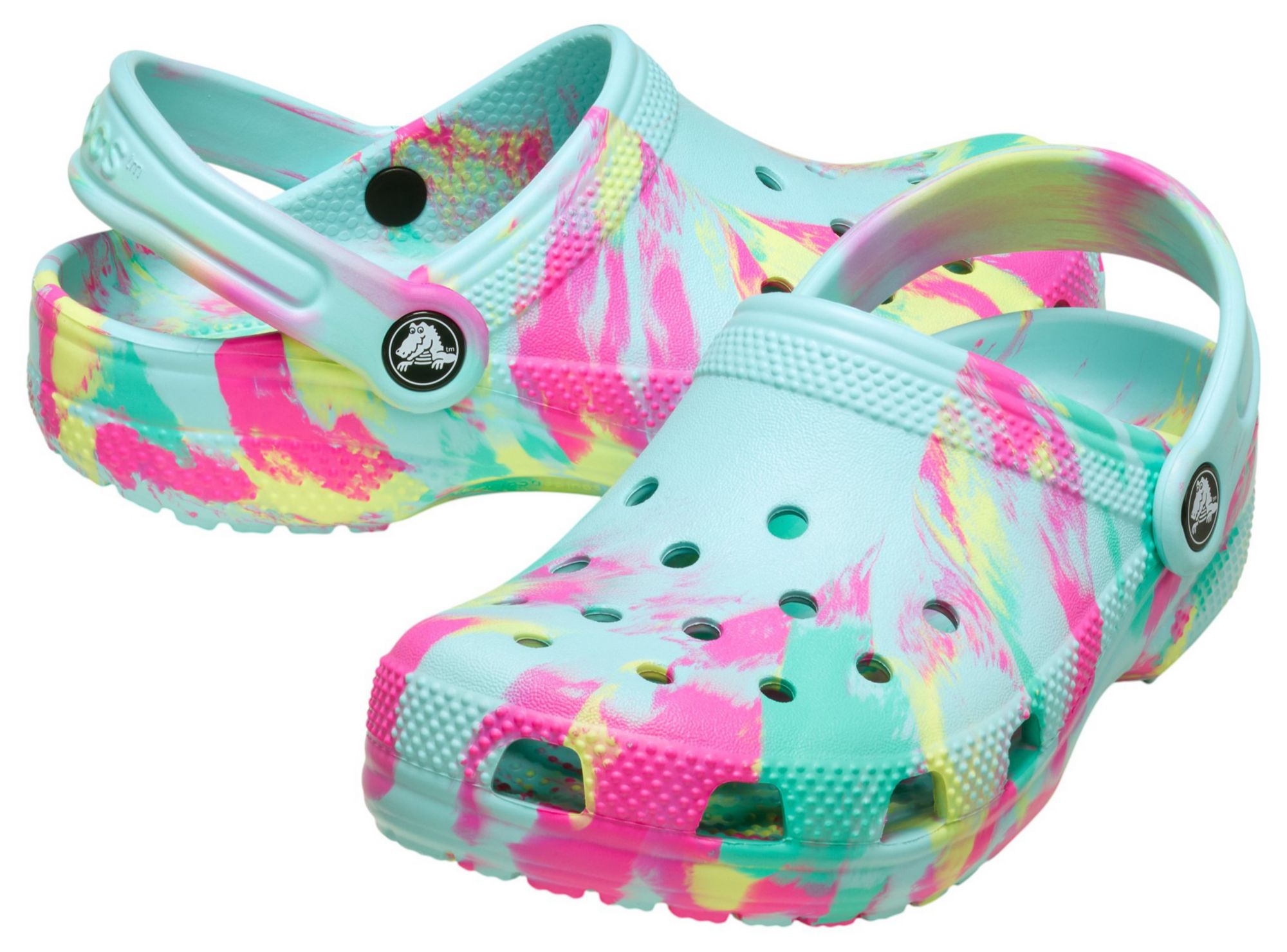 Crocs Kids' Classic Marbled Clogs product image