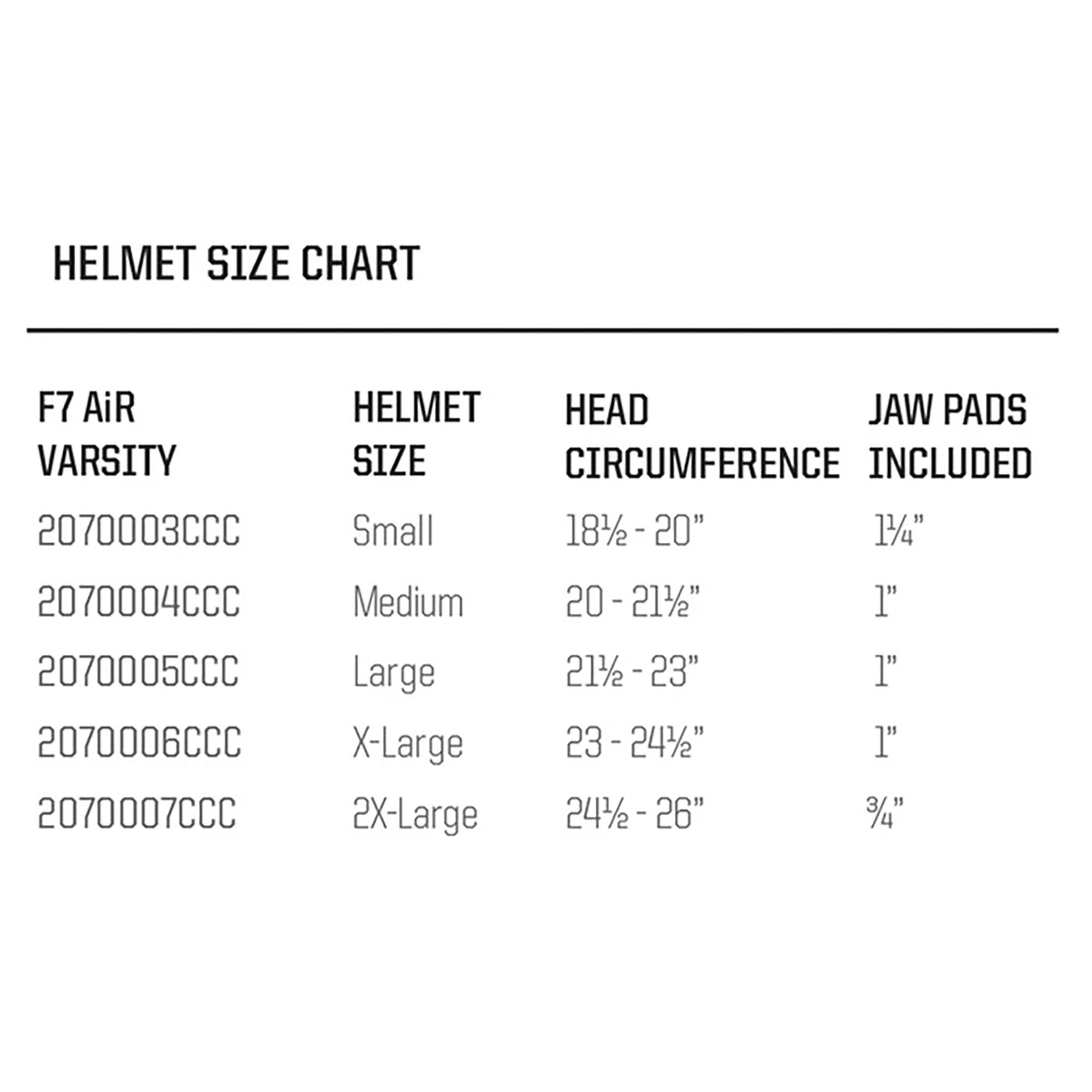 Schutt Youth F7 AIR  Football Helmet product image
