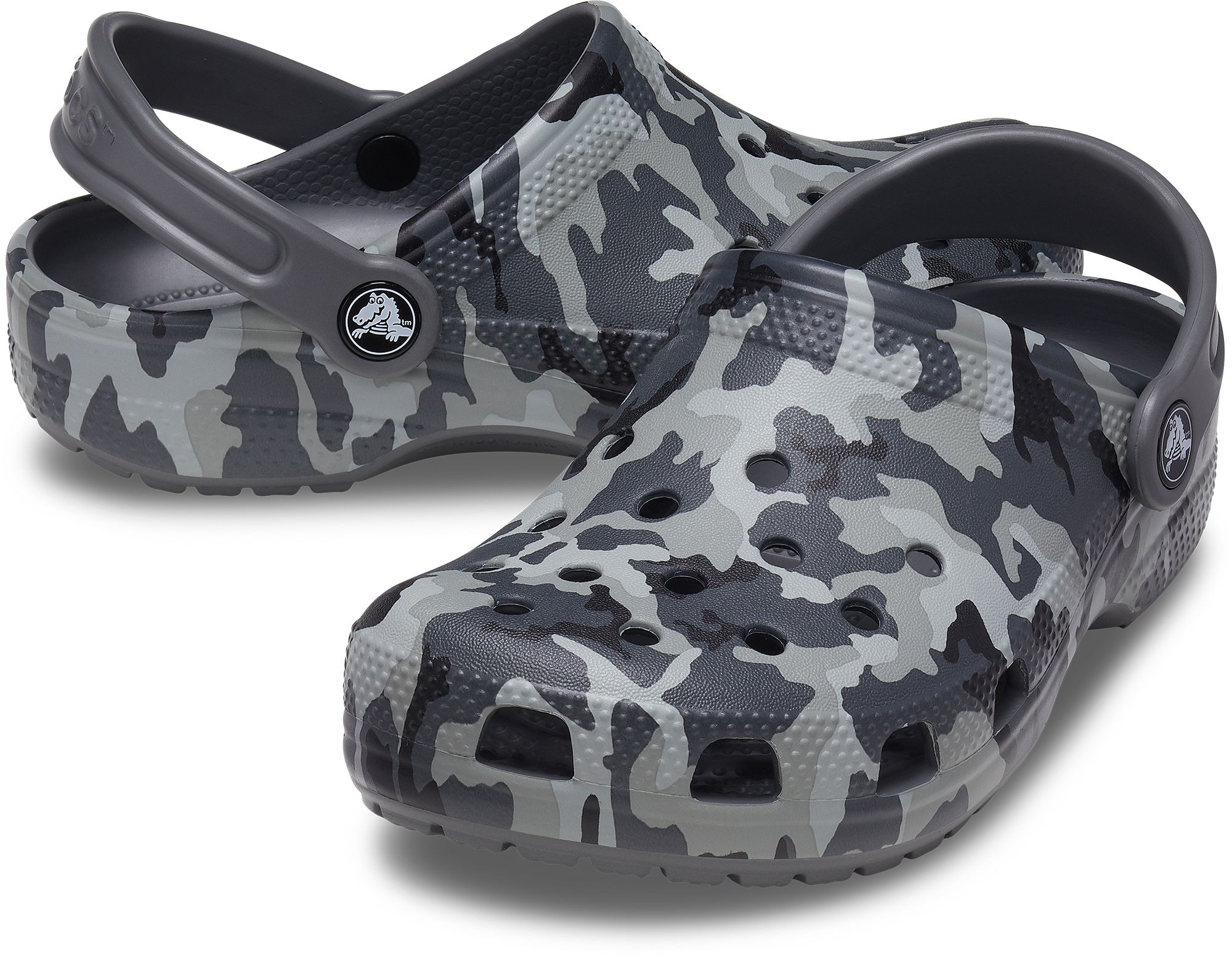 Crocs Kids' Classic Camo Clogs product image