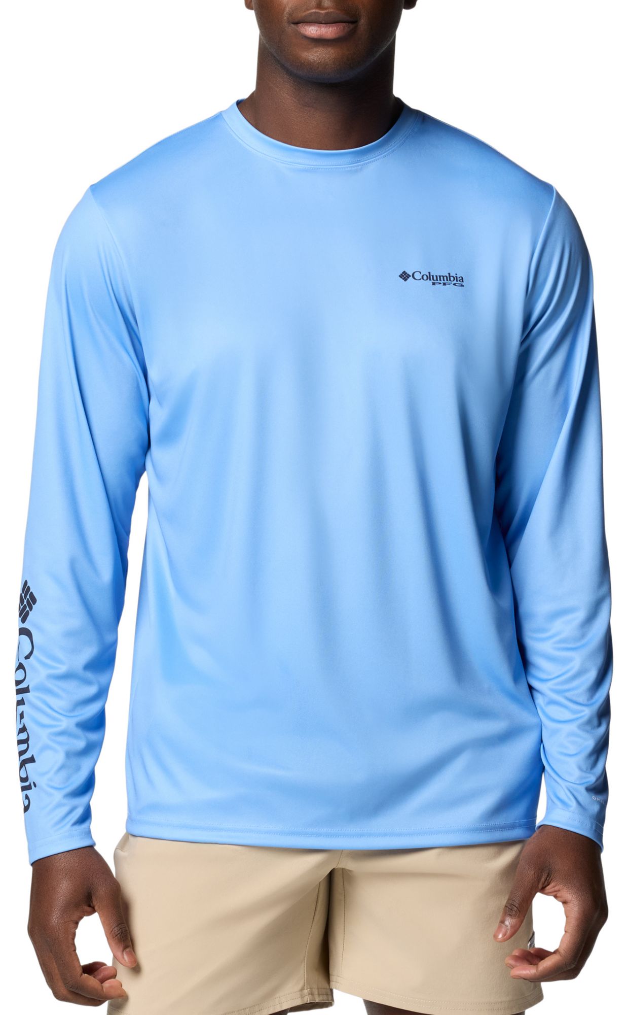 Columbia Men's Terminal Tackle PFG Fins and Stripes Long Sleeve Shirt product image