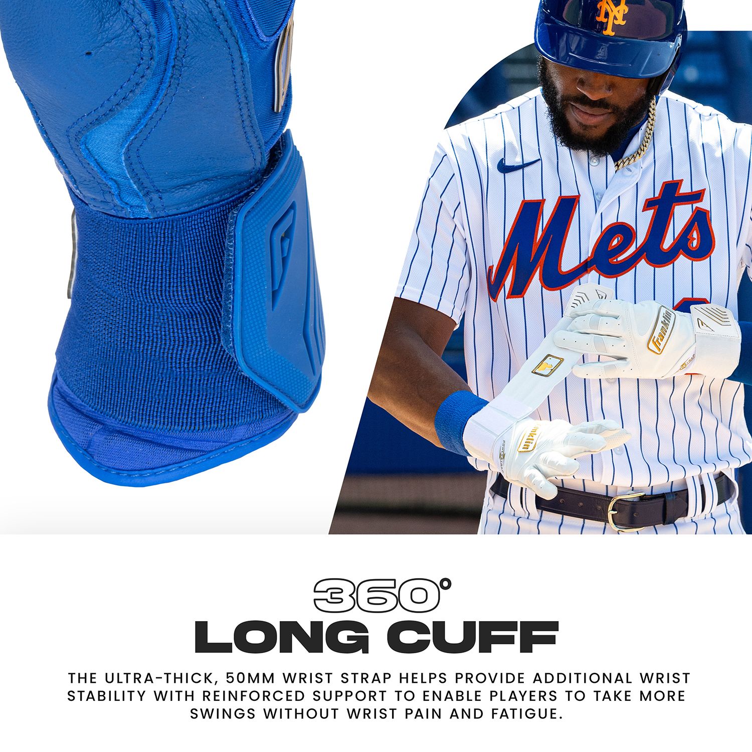 Franklin Adult Powerstrap Infinite Batting Gloves product image