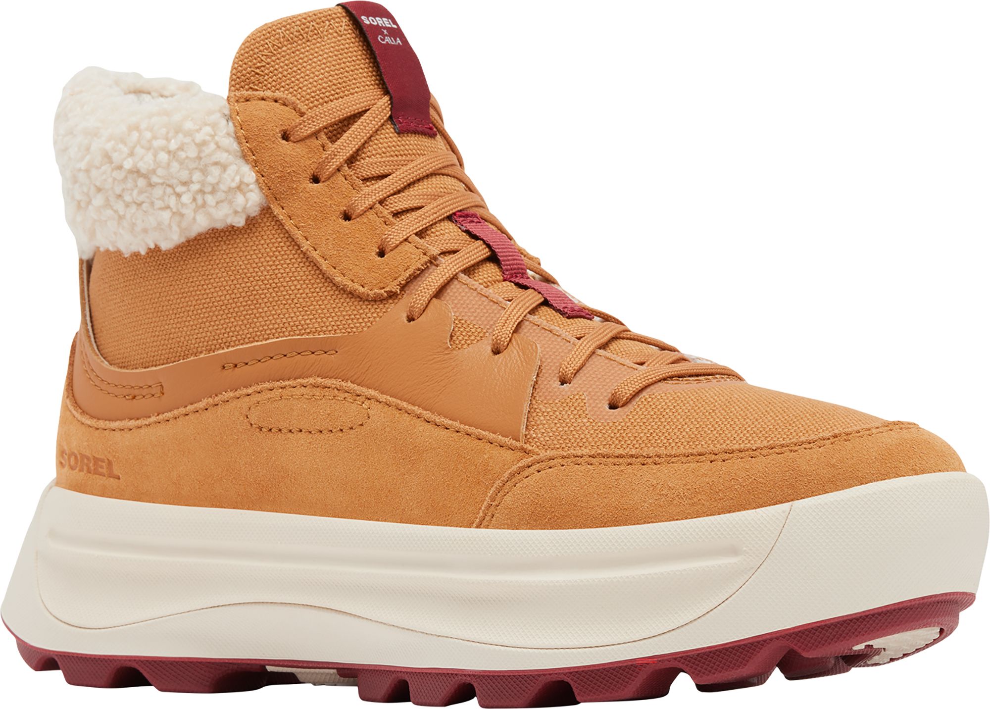 SOREL X CALIA Women's Out 'N About 503 Mid Cozy Sneaker Boots