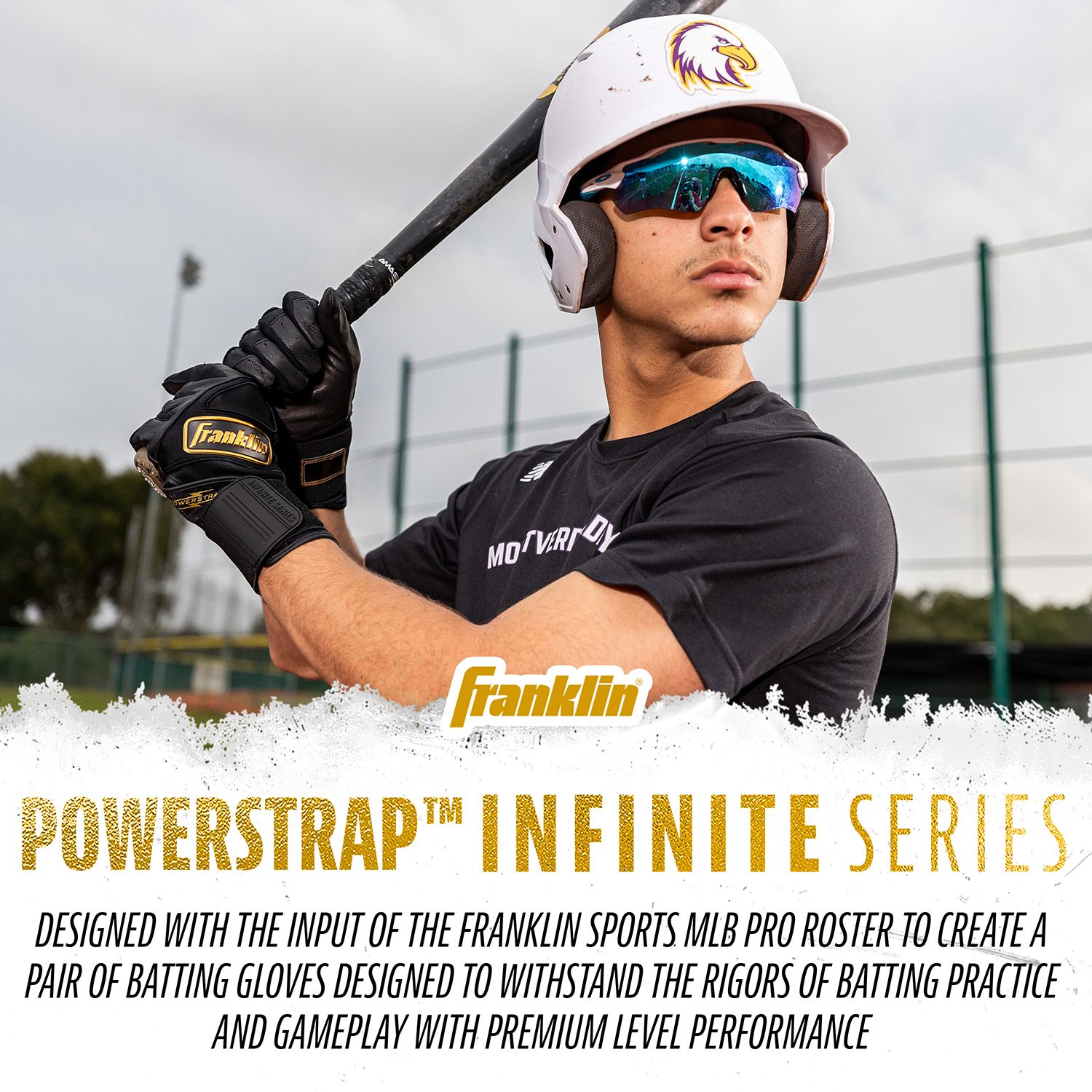 Franklin Adult Powerstrap Infinite Batting Gloves product image