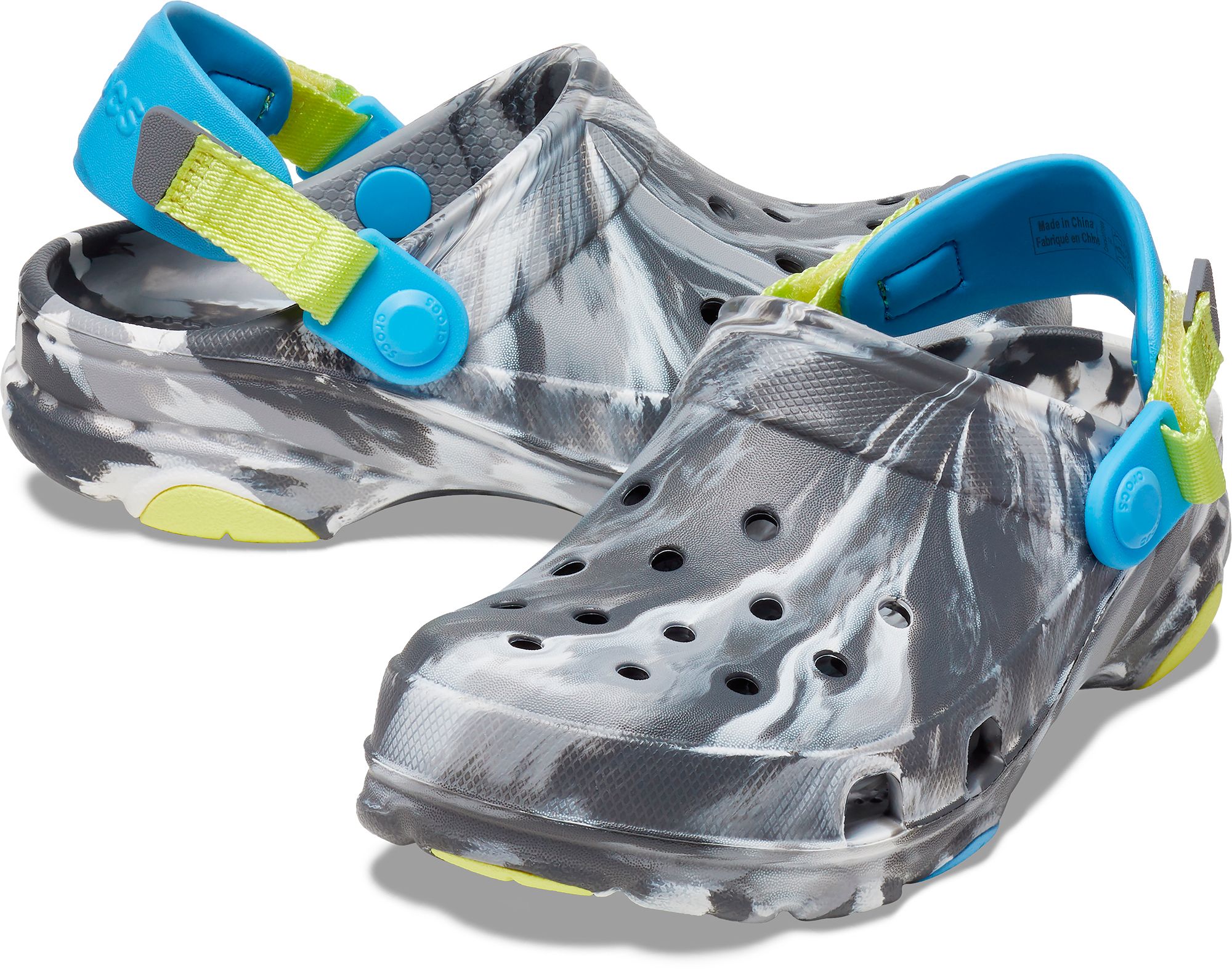 Crocs Kids' Classic All-Terrain Marbled Clogs product image