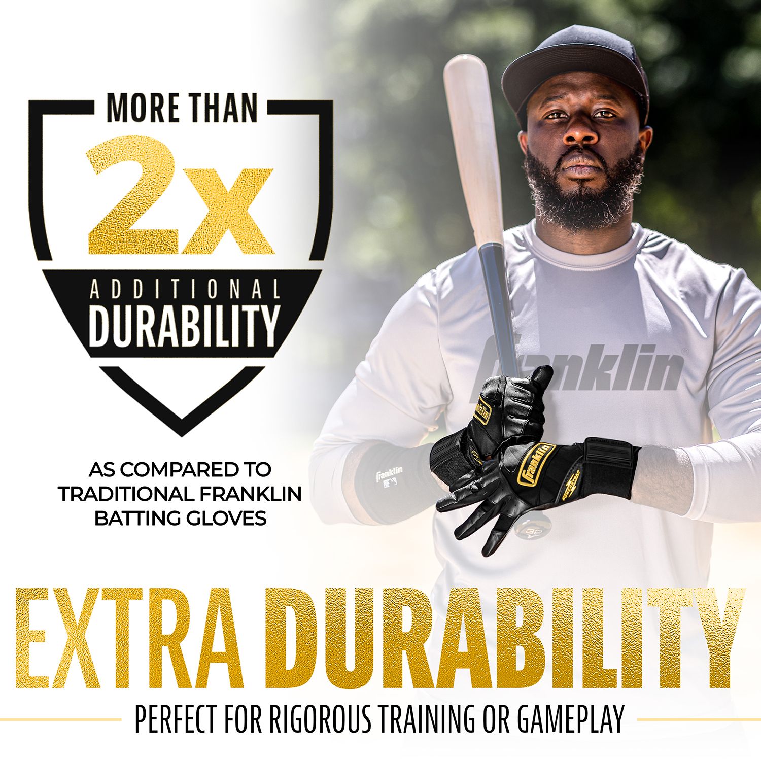 Franklin Adult Powerstrap Infinite Batting Gloves product image