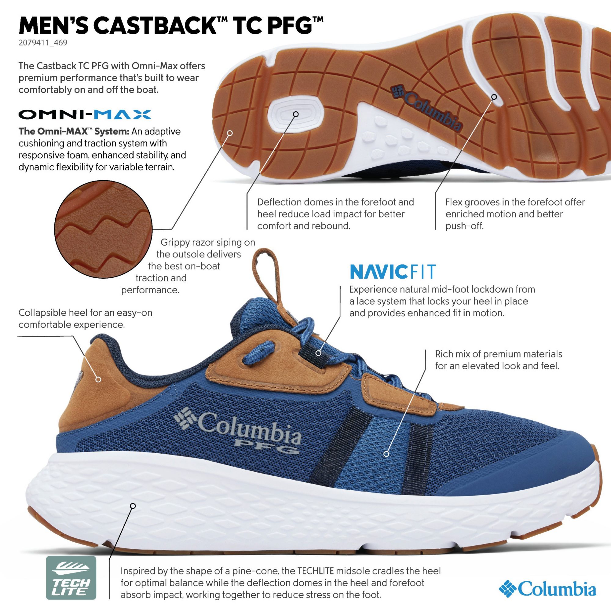 Columbia Men's PFG Castback TC Shoes product image