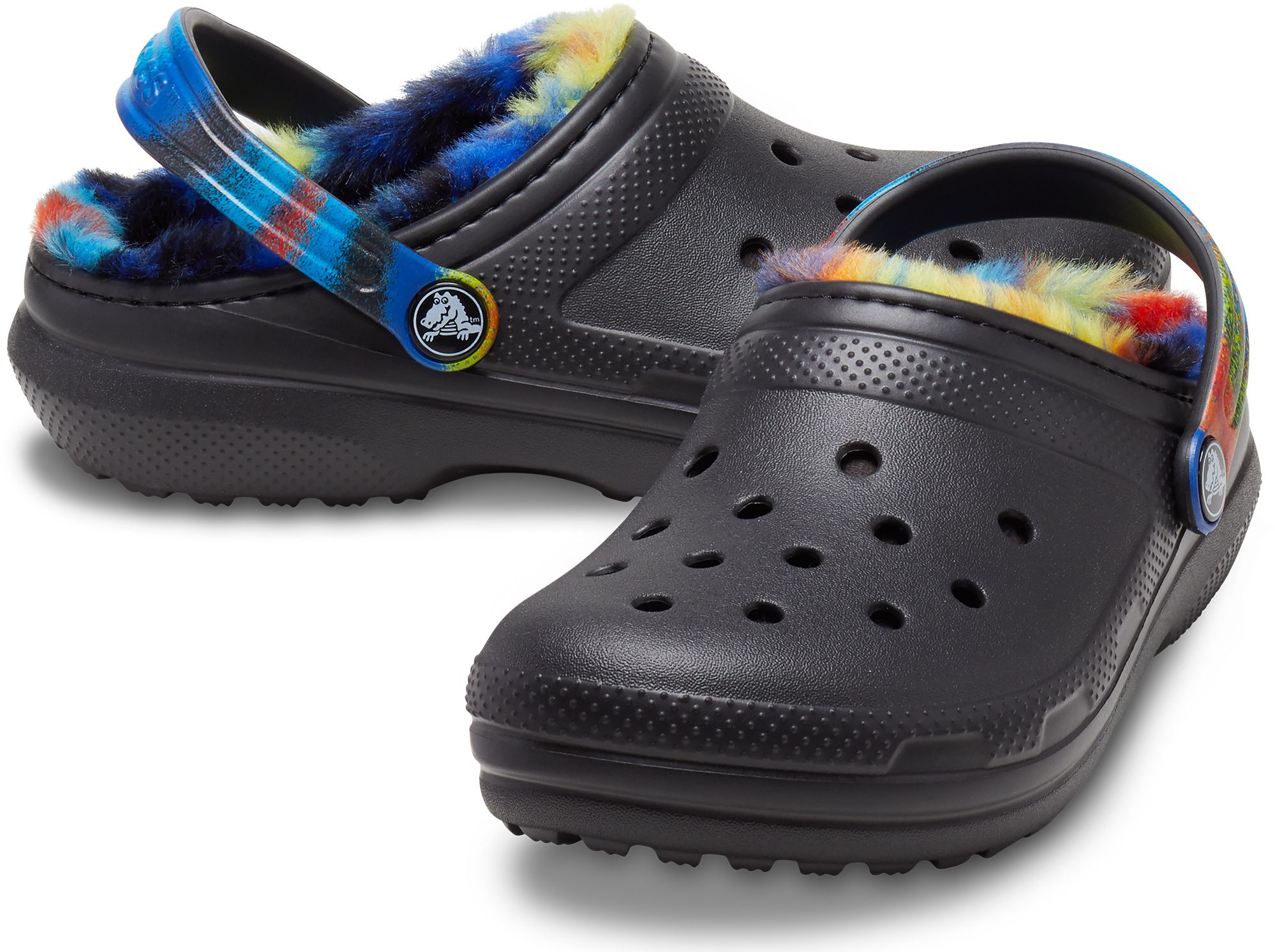 Crocs Kids' Classic Lined Spray Dye Clogs product image