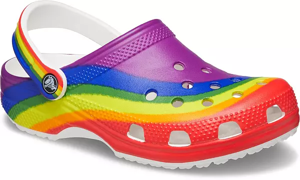Crocs Classic Rainbow Tie Dye Clogs