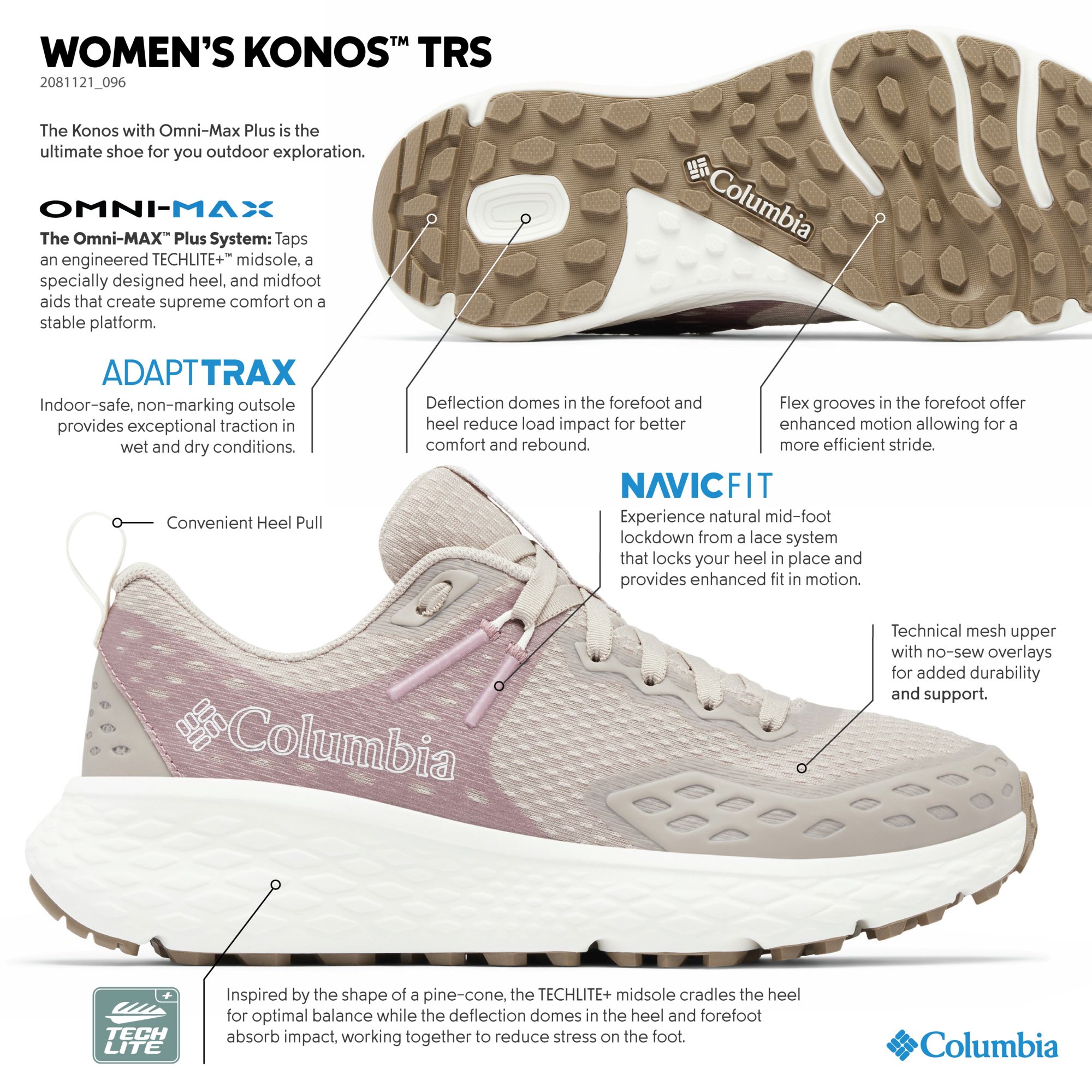Columbia Women's Konos TRS Hiking Shoes product image