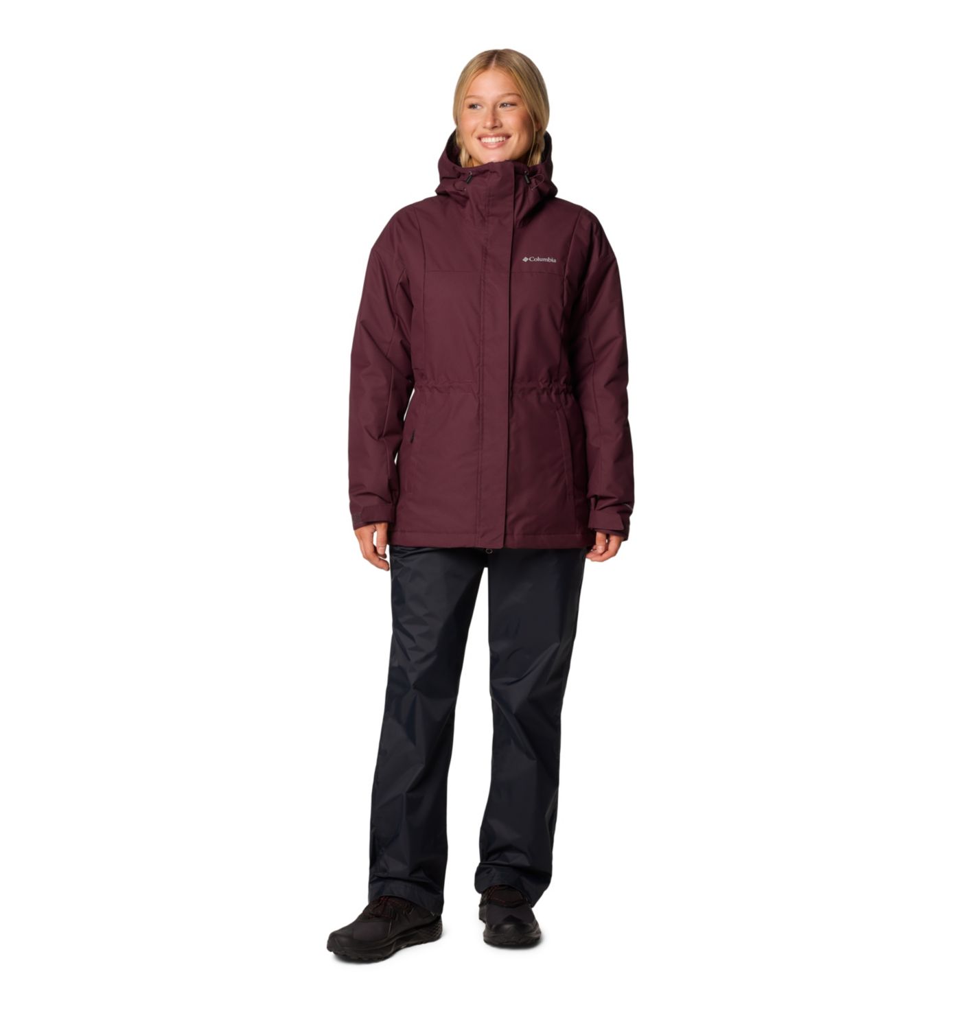 Brand New Columbia long online jacket waterproof wind resistance, brand new