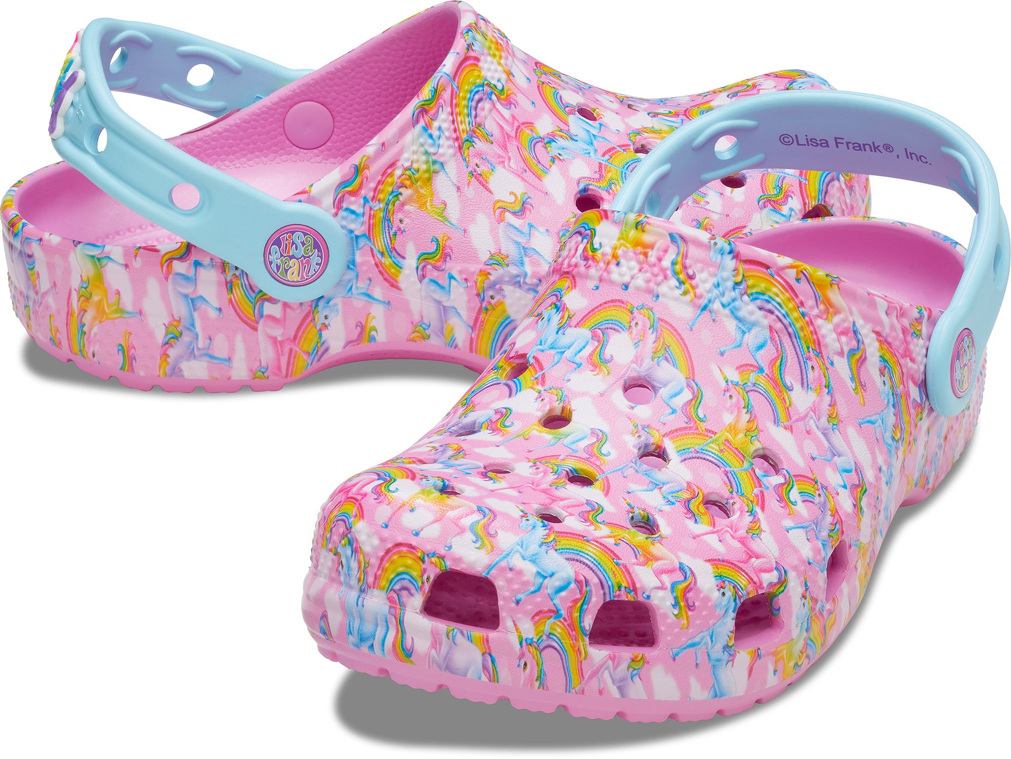 Crocs Kids' Lisa Frank Unicorn Classic Clogs