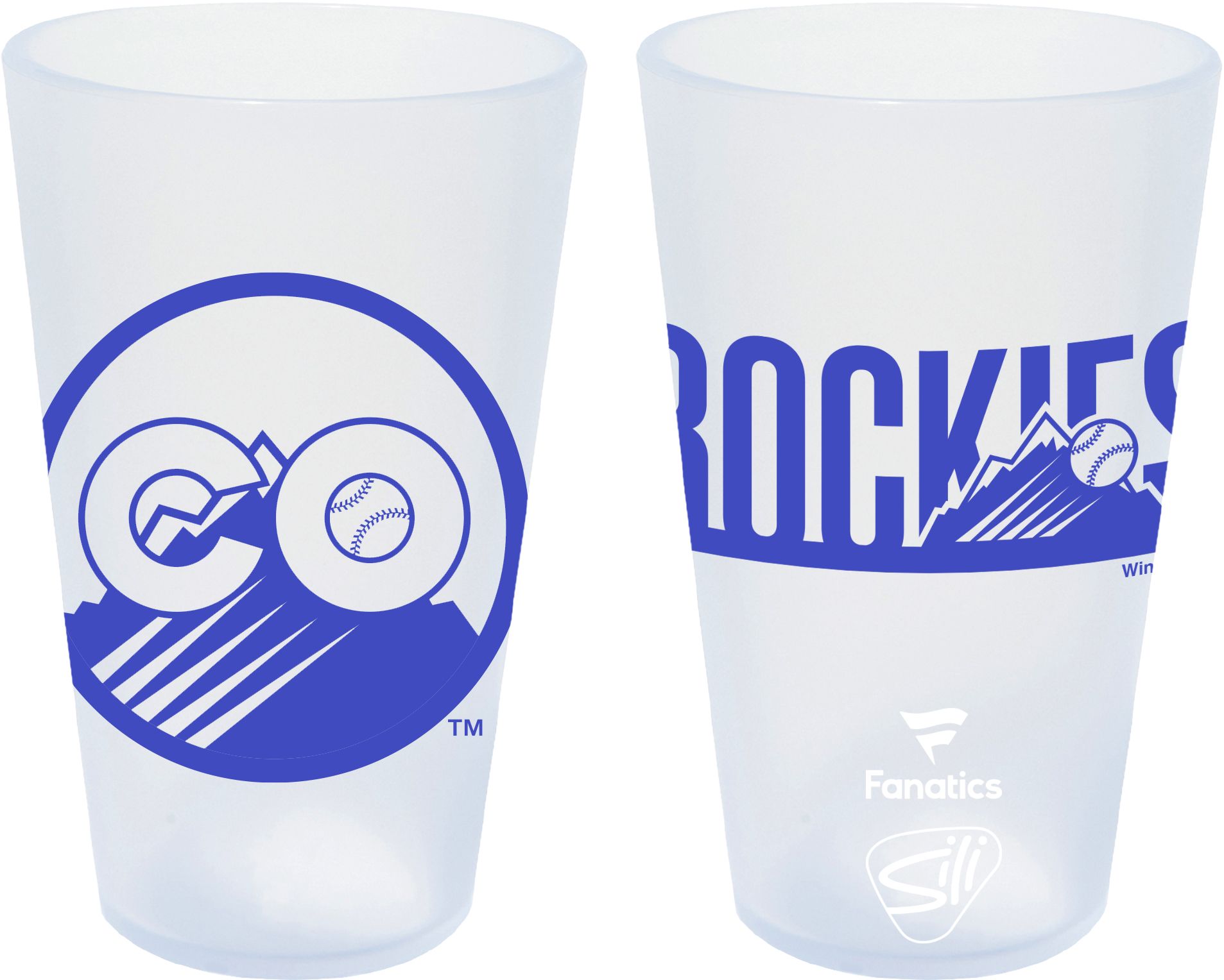 WinCraft Colorado Rockies City Connect 16oz. Silicone Pint Glass product image