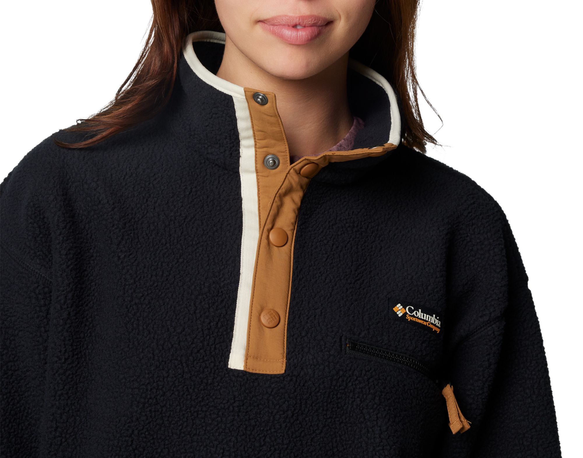 Columbia Women's Helvetia II 1/2 Snap Cropped Fleece Pullover product image