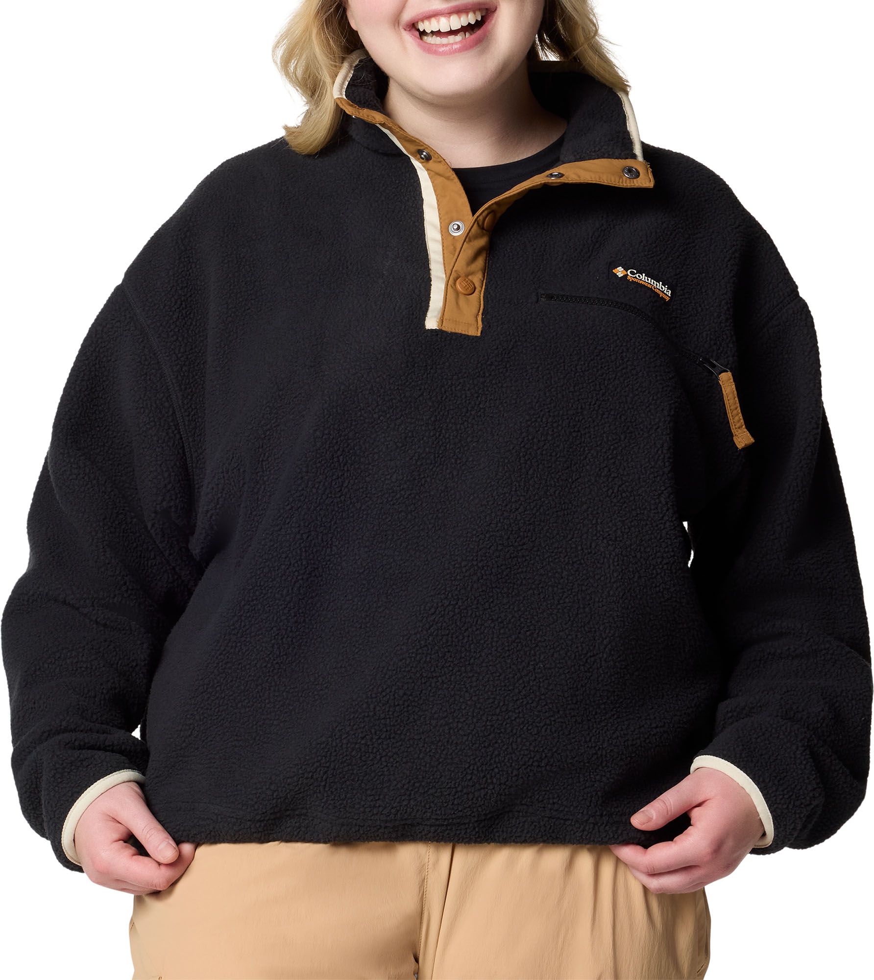 Columbia Women's Helvetia II 1/2 Snap Cropped Fleece Pullover product image