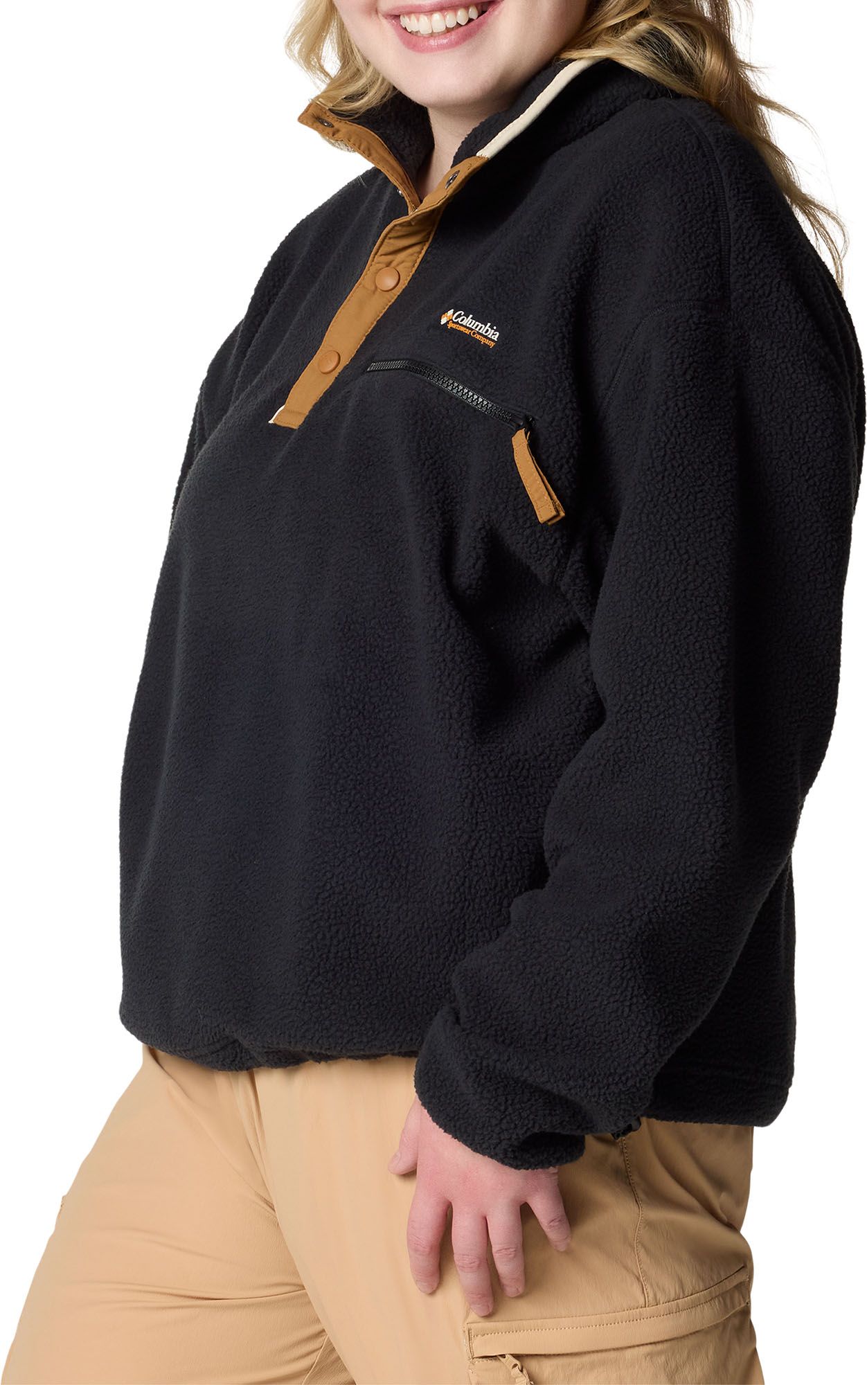 Columbia Women's Helvetia II 1/2 Snap Cropped Fleece Pullover product image