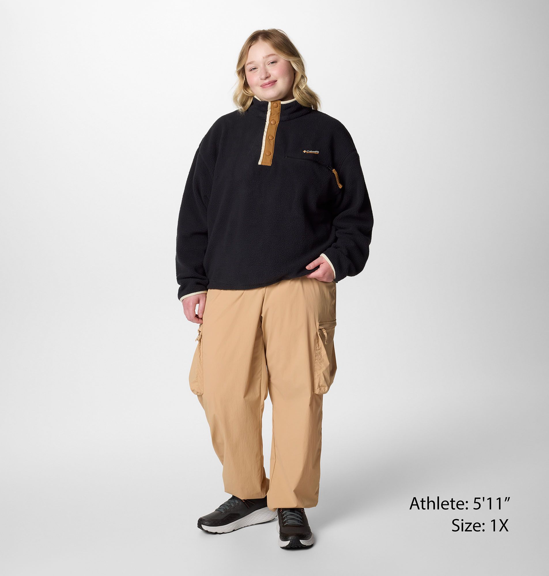 Columbia Women's Helvetia II 1/2 Snap Cropped Fleece Pullover product image