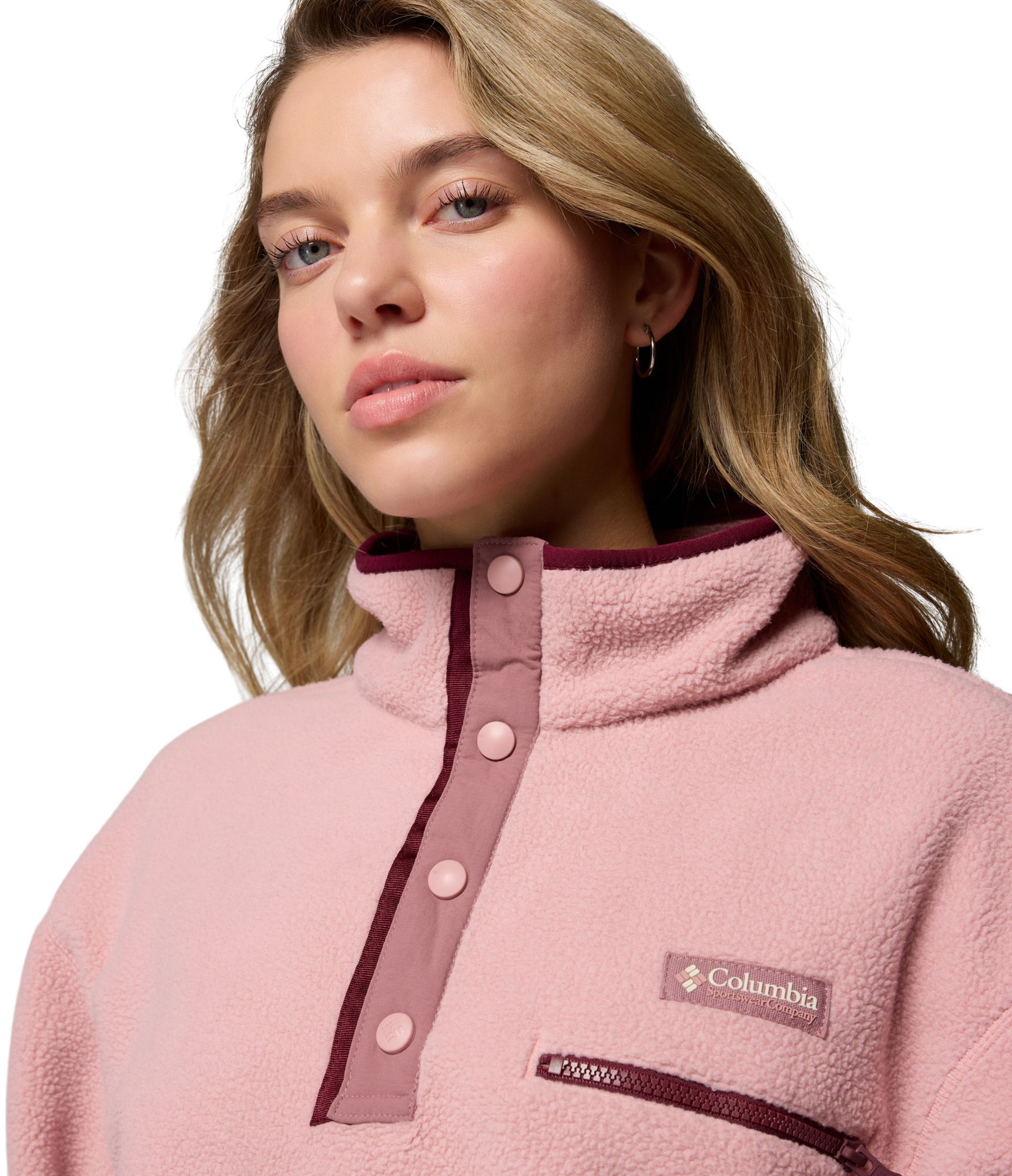 Columbia Women's Helvetia II 1/2 Snap Cropped Fleece Pullover product image