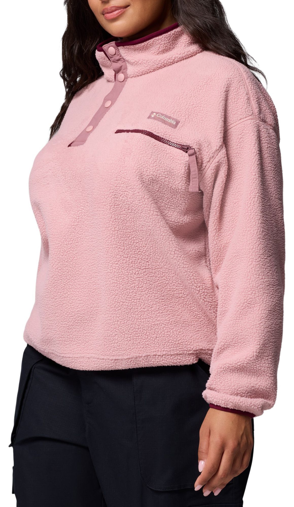 Columbia Women's Helvetia II 1/2 Snap Cropped Fleece Pullover product image
