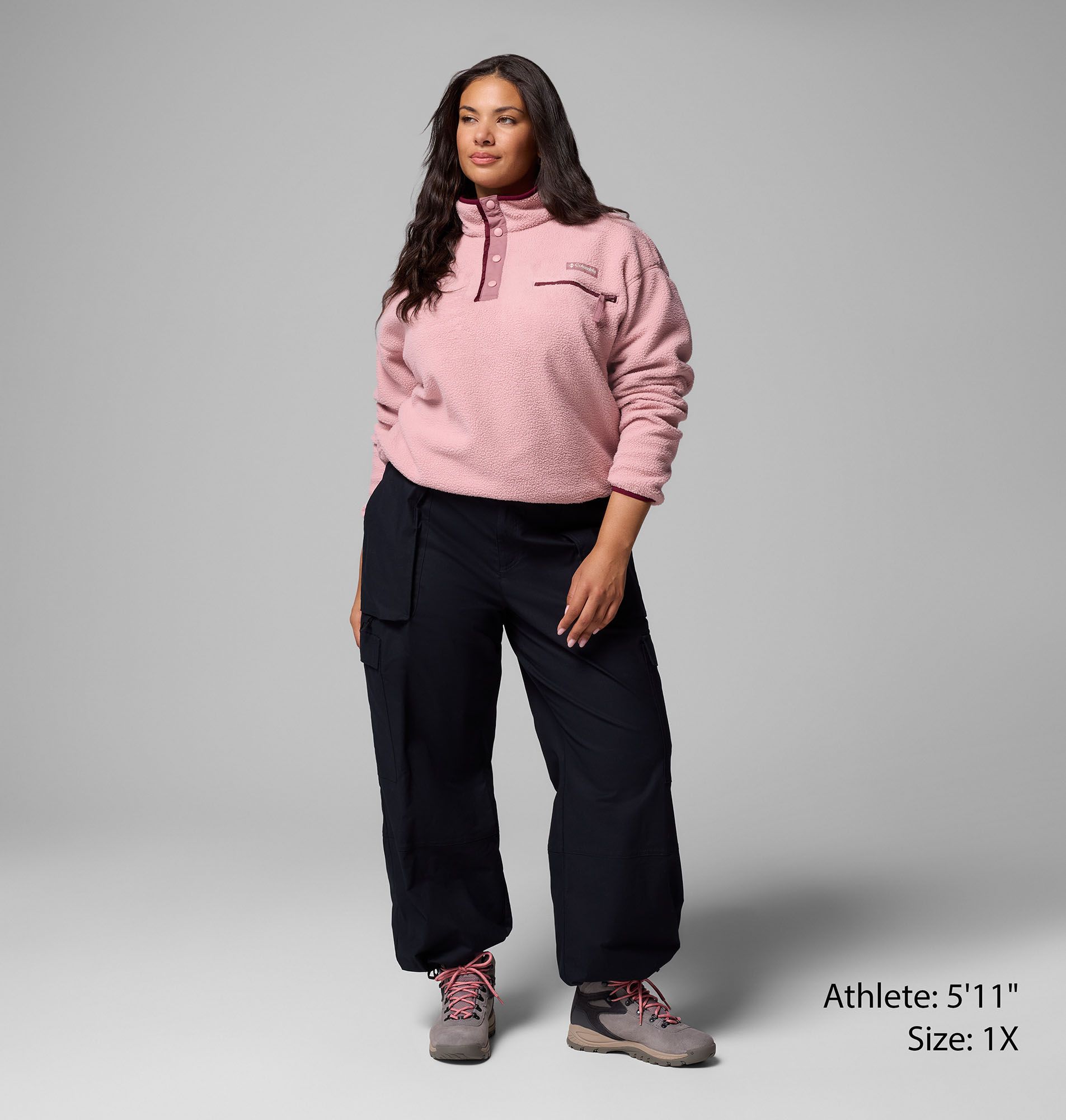 Columbia Women's Helvetia II 1/2 Snap Cropped Fleece Pullover product image