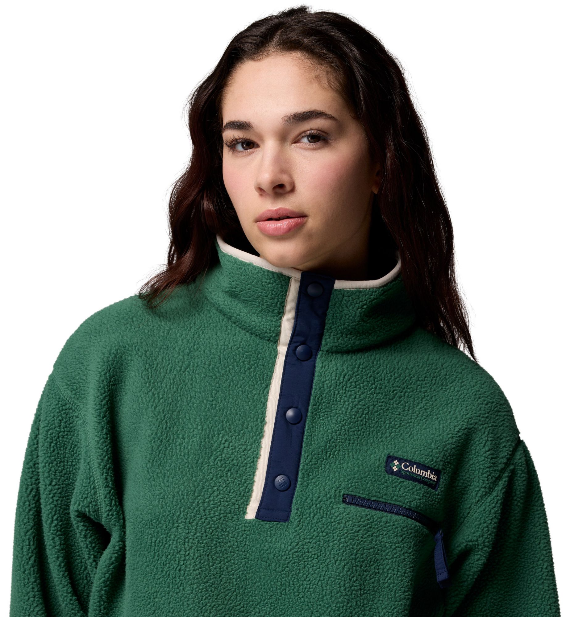 Columbia Women's Helvetia II 1/2 Snap Cropped Fleece Pullover product image