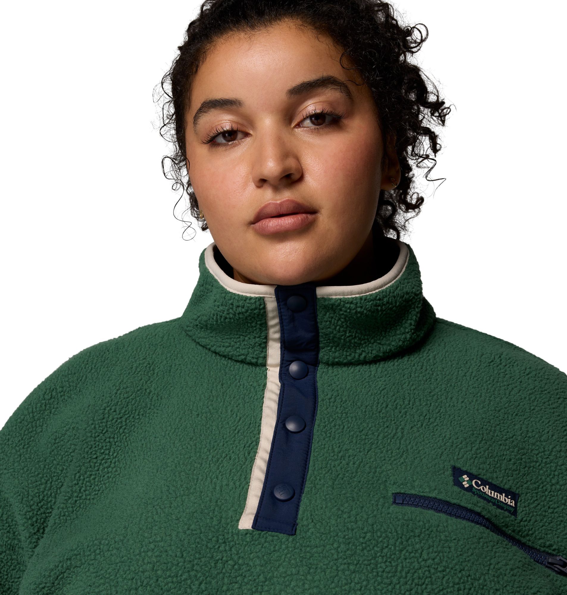 Columbia Women's Helvetia II 1/2 Snap Cropped Fleece Pullover product image