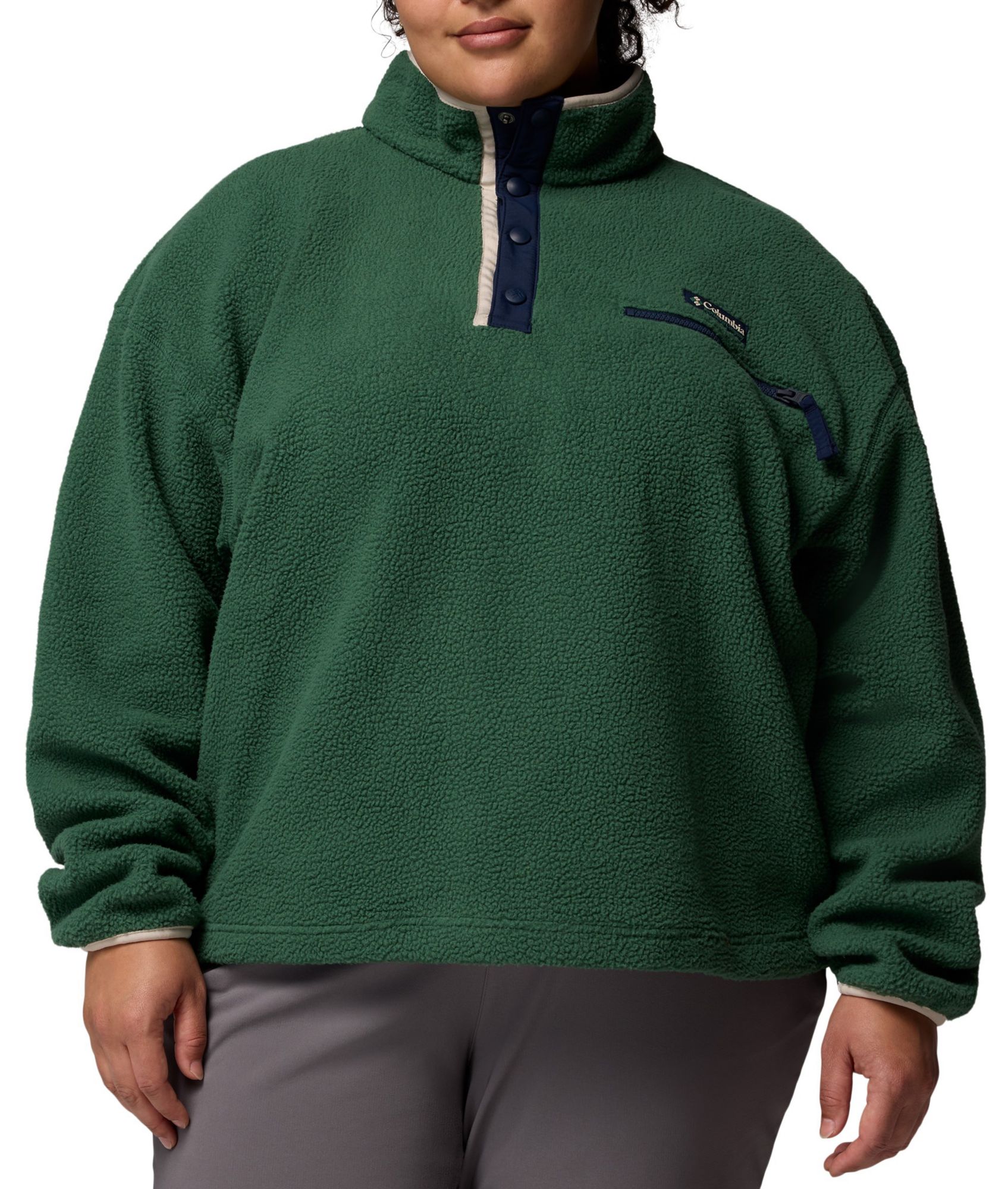 Columbia Women's Helvetia II 1/2 Snap Cropped Fleece Pullover product image