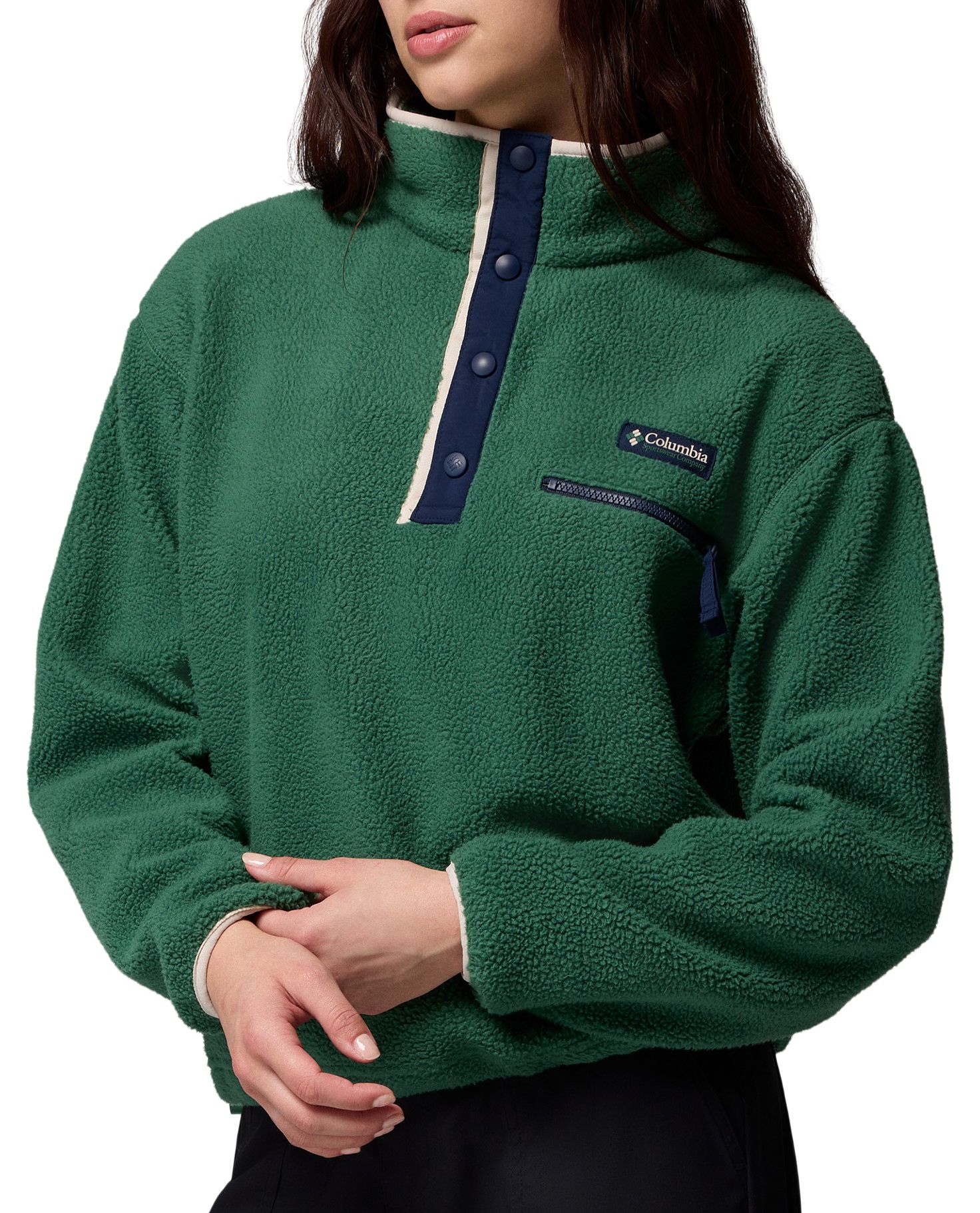 Columbia Women's Helvetia II 1/2 Snap Cropped Fleece Pullover product image