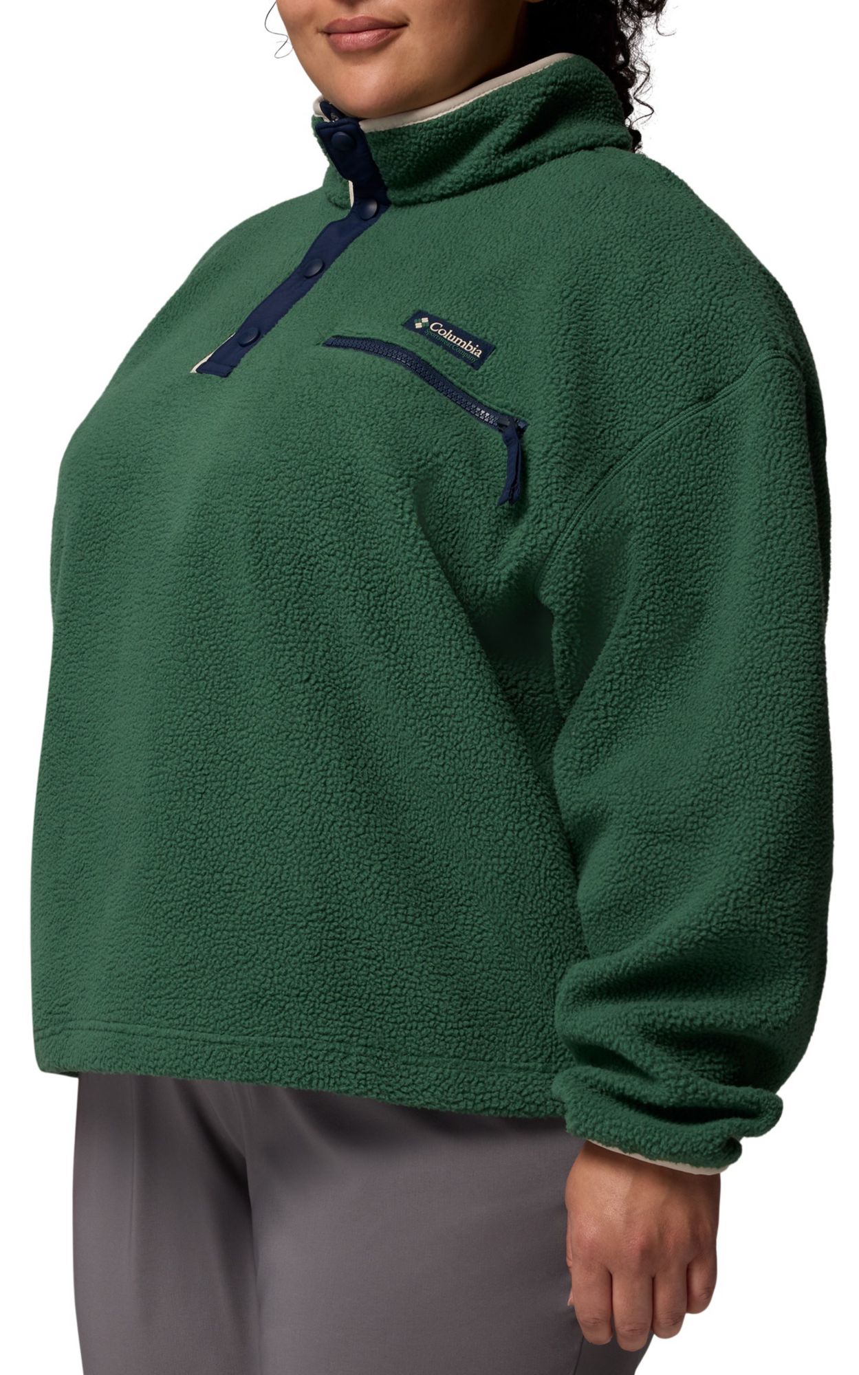 Columbia Women's Helvetia II 1/2 Snap Cropped Fleece Pullover product image