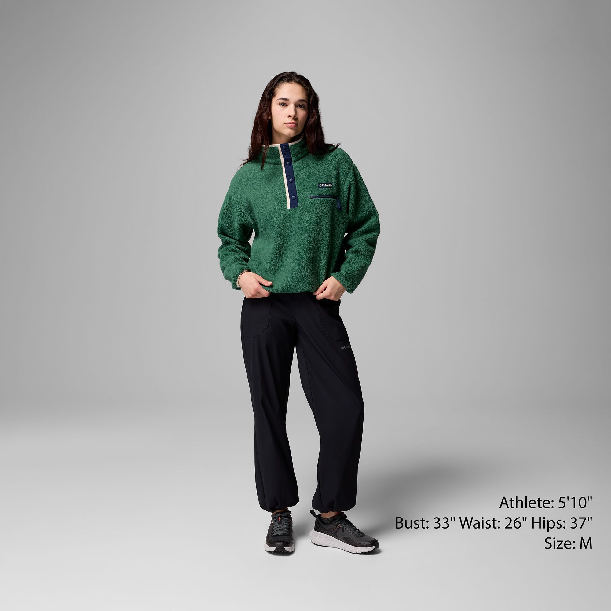 Columbia Women's Helvetia II 1/2 Snap Cropped Fleece Pullover product image