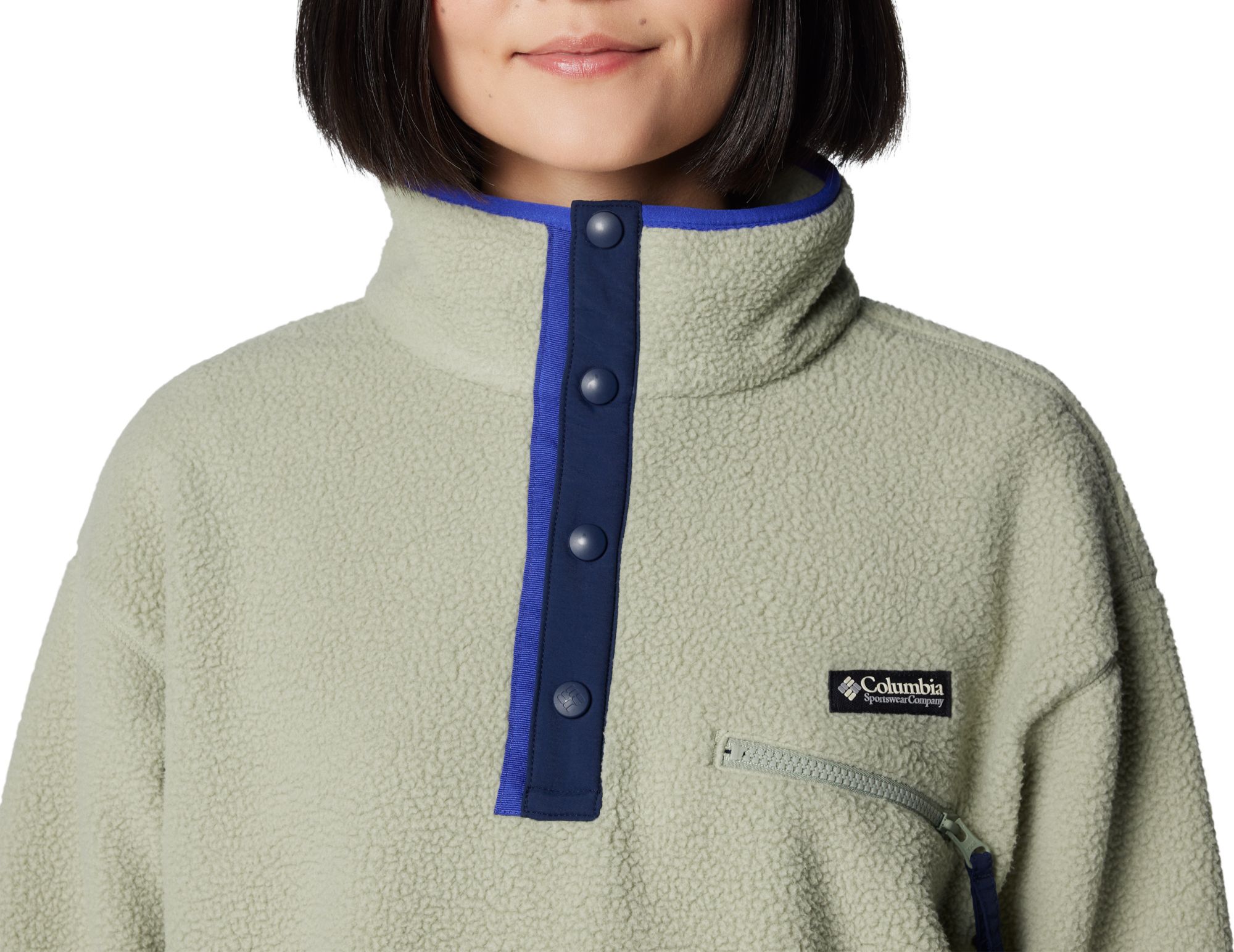 Columbia Women's Helvetia II 1/2 Snap Cropped Fleece Pullover product image