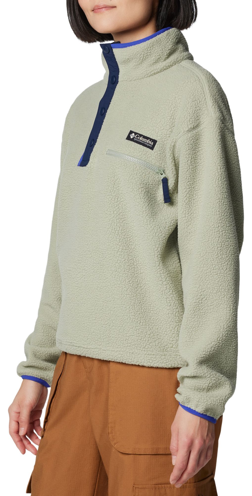 Columbia Women's Helvetia II 1/2 Snap Cropped Fleece Pullover product image