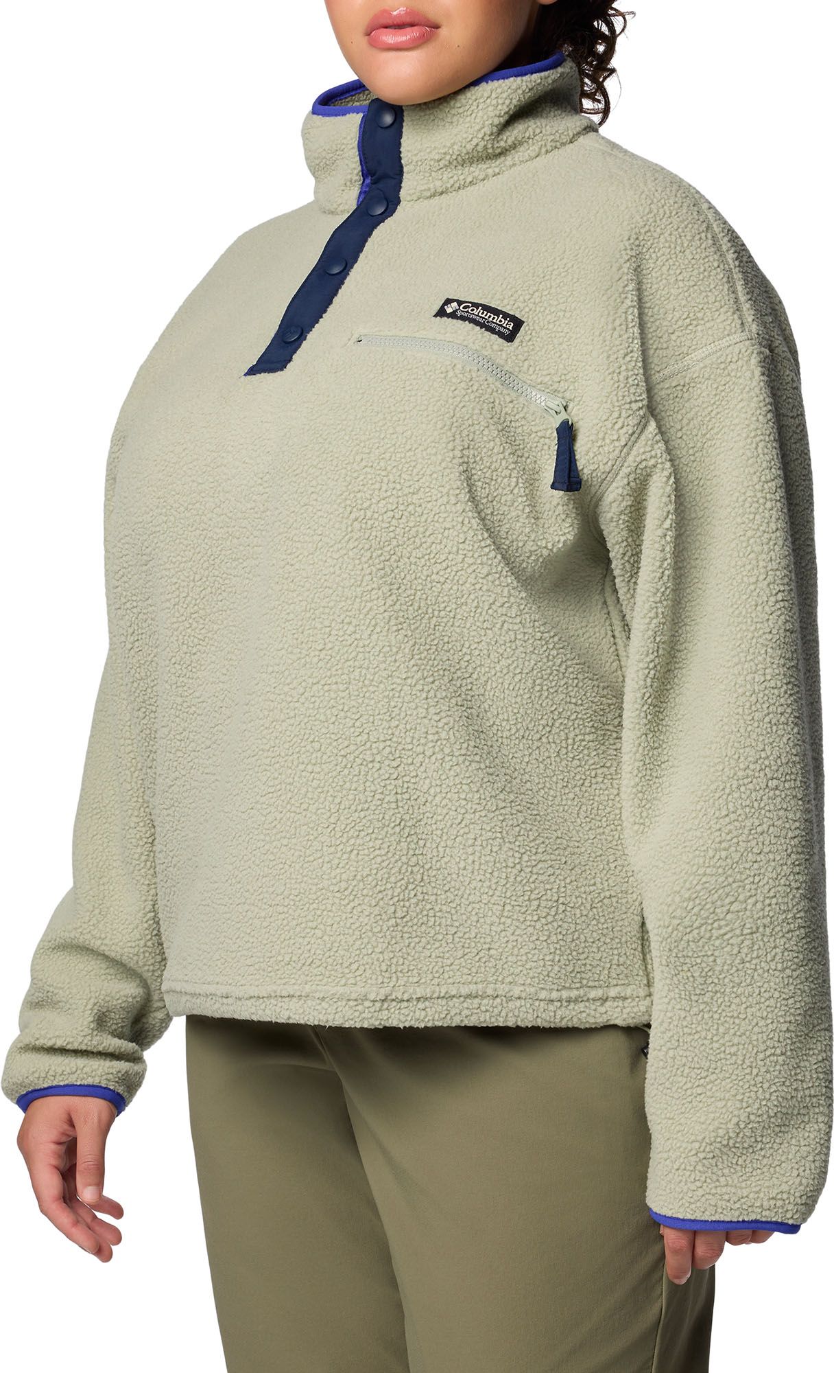 Columbia Women's Helvetia II 1/2 Snap Cropped Fleece Pullover product image