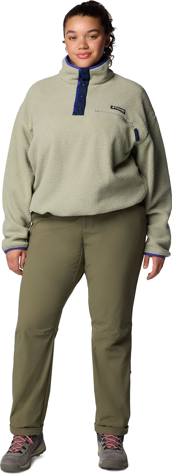 Columbia Women's Helvetia II 1/2 Snap Cropped Fleece Pullover product image