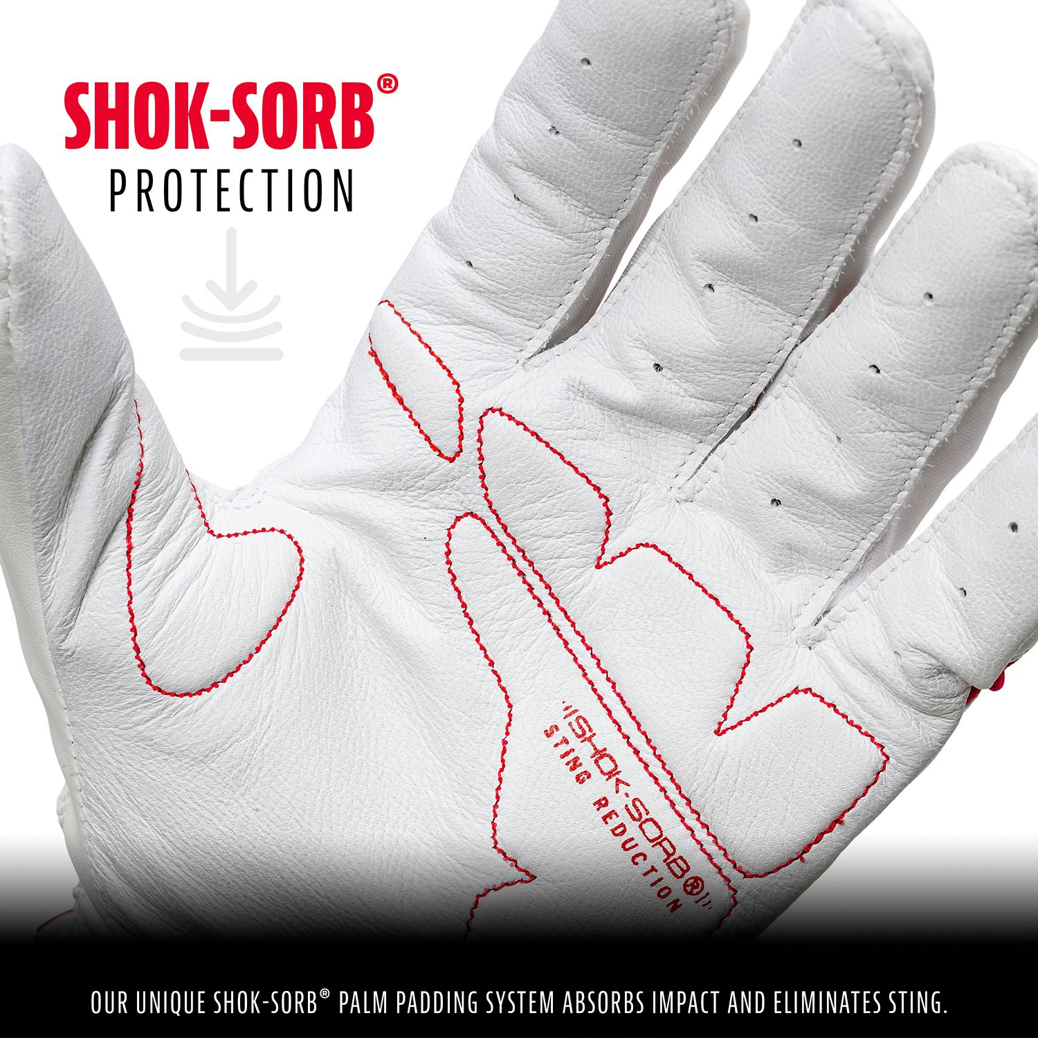 Franklin Adult Shok-Sorb X Batting Gloves product image