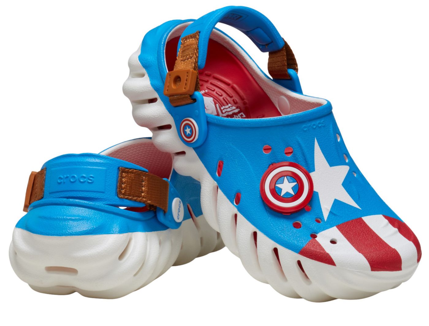 Crocs Kids Captain America Echo Clogs Dick s Sporting Goods