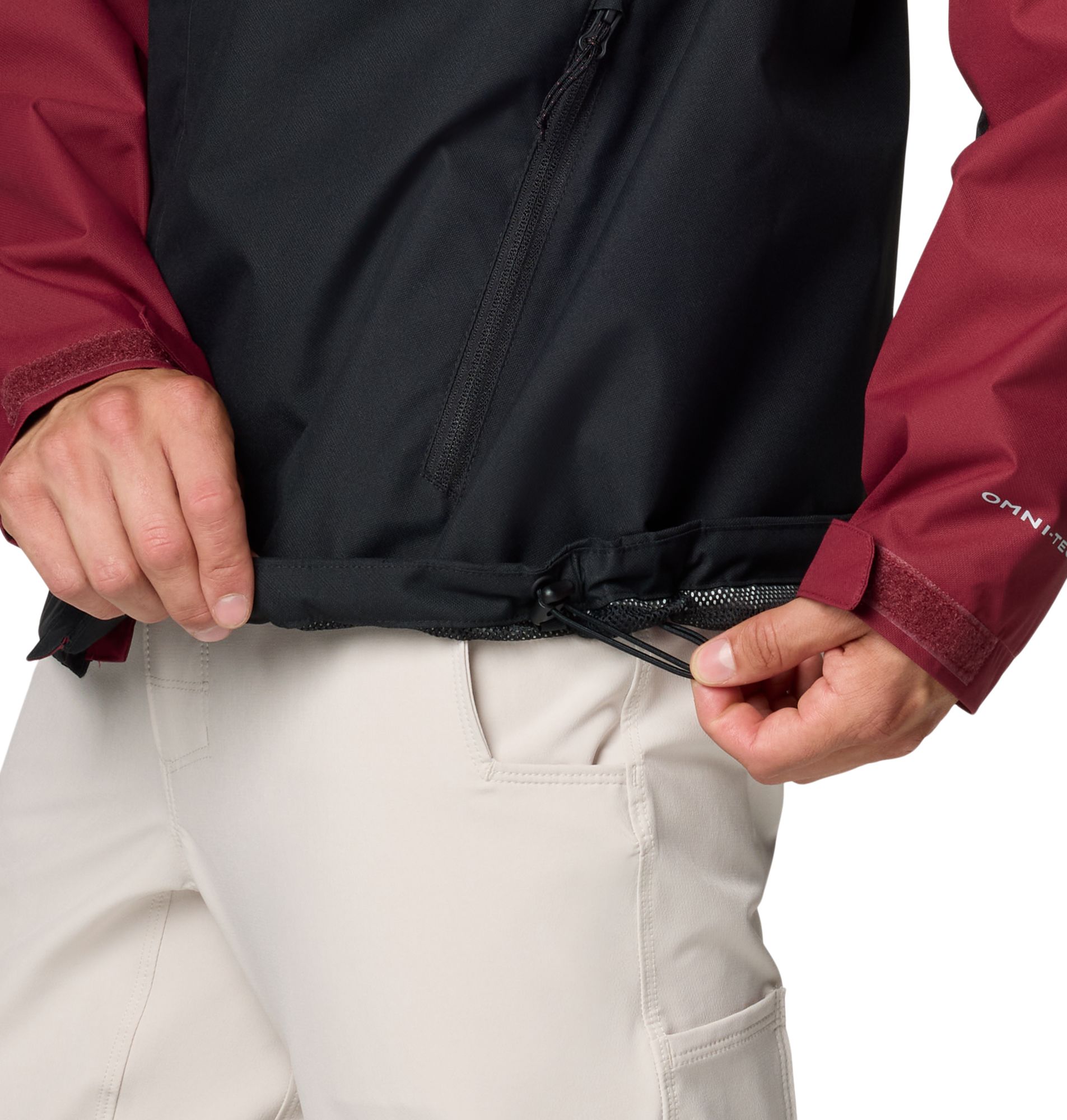 Columbia Men's Florida State Seminoles Maroon/Black Color Block Field Bound Jacket product image