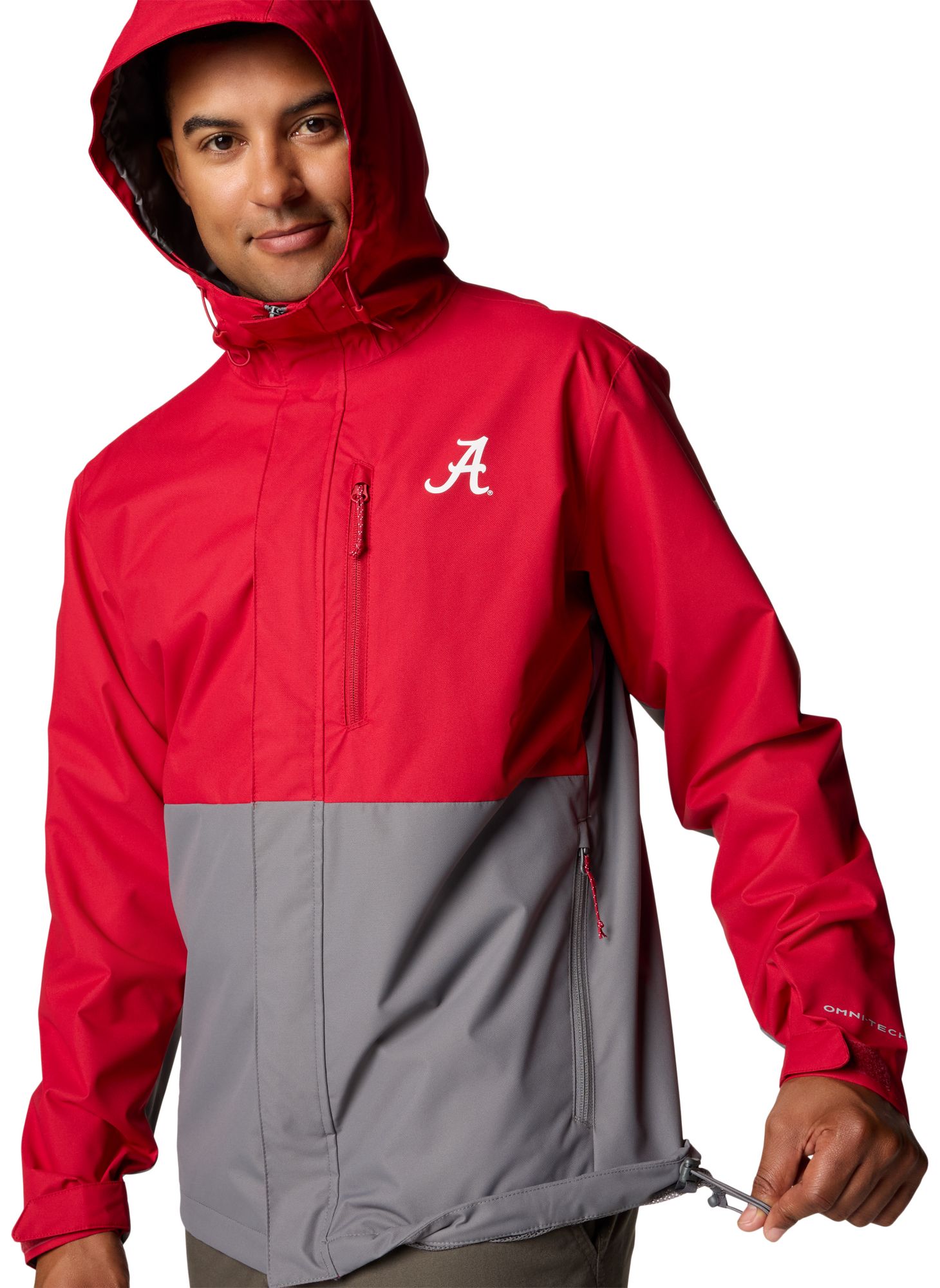 Columbia Men's Alabama Crimson Tide RED/GREY Color Block Field Bound Jacket product image