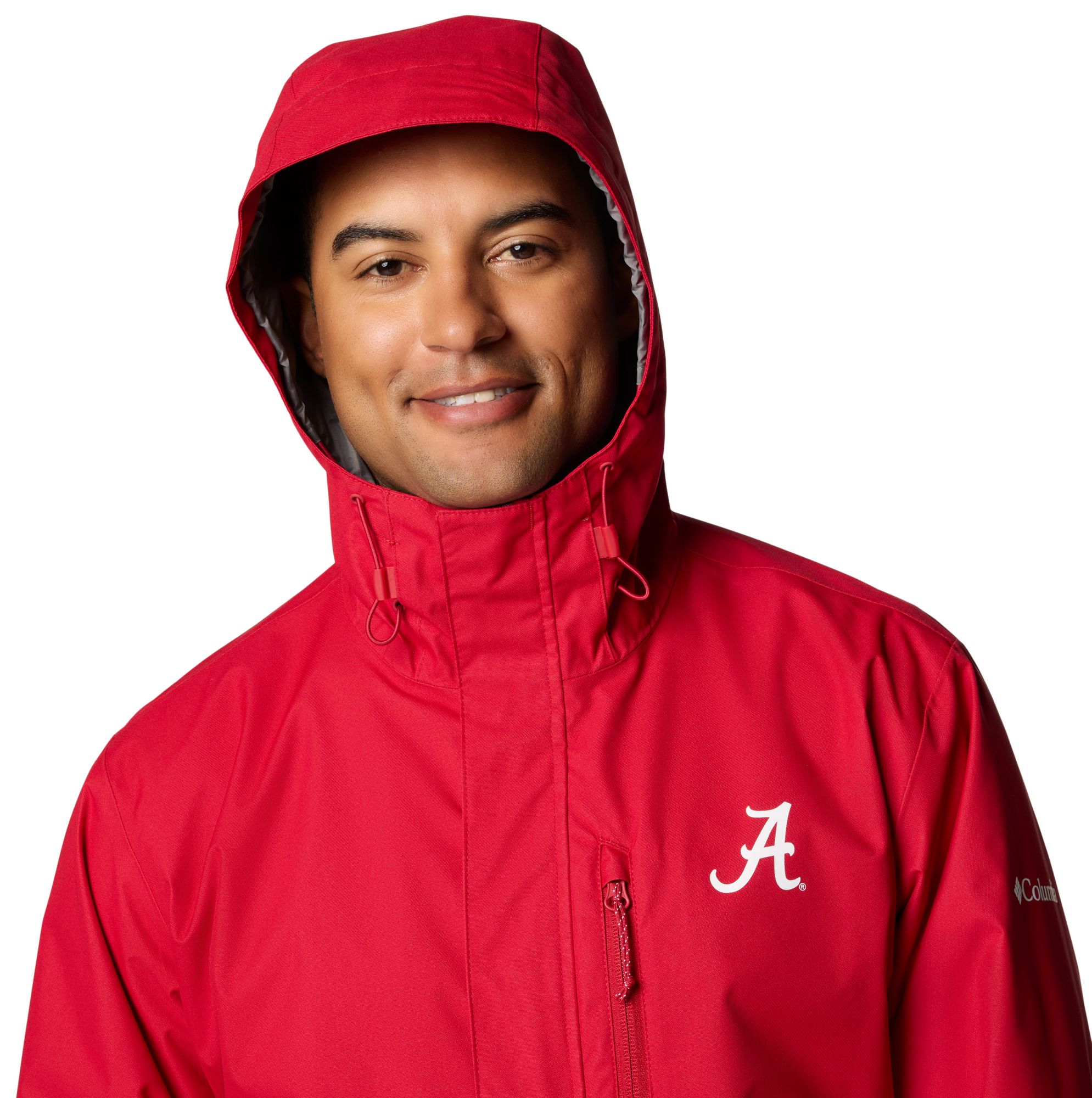 Columbia Men's Alabama Crimson Tide RED/GREY Color Block Field Bound Jacket product image