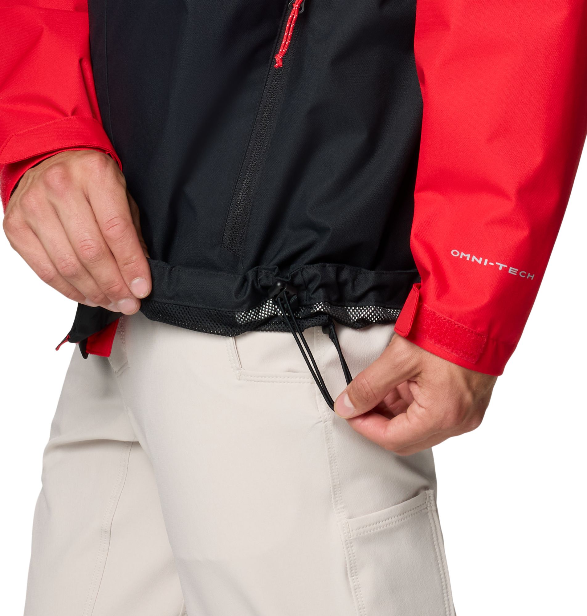 Columbia Men's Nebraska Cornhuskers Red/Black Color Block Field Bound Jacket product image