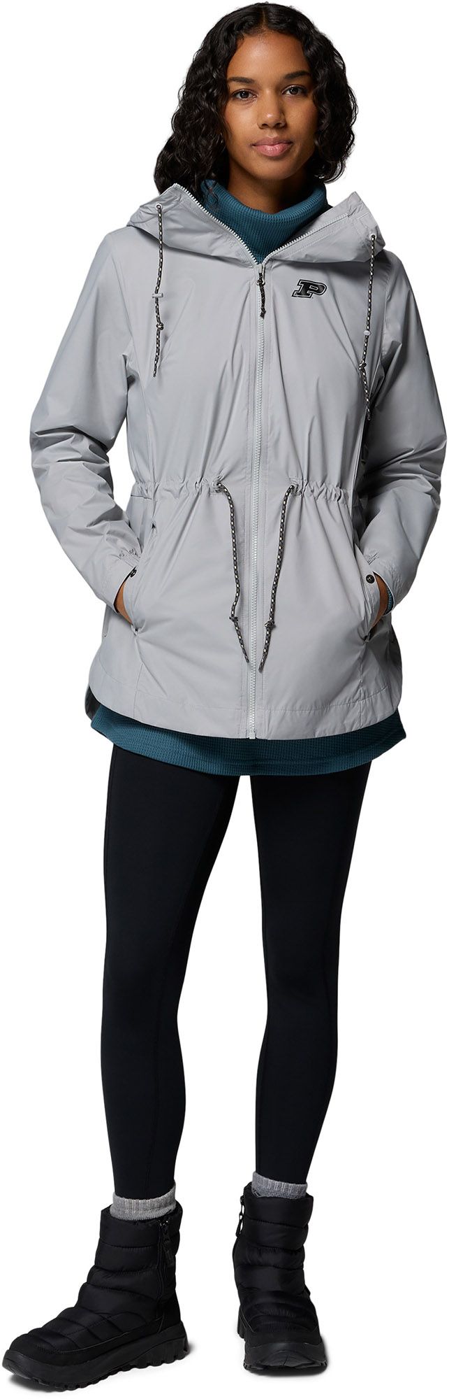 Columbia Women's Purdue Boilermakers Columbia Grey Lily Park Jacket product image