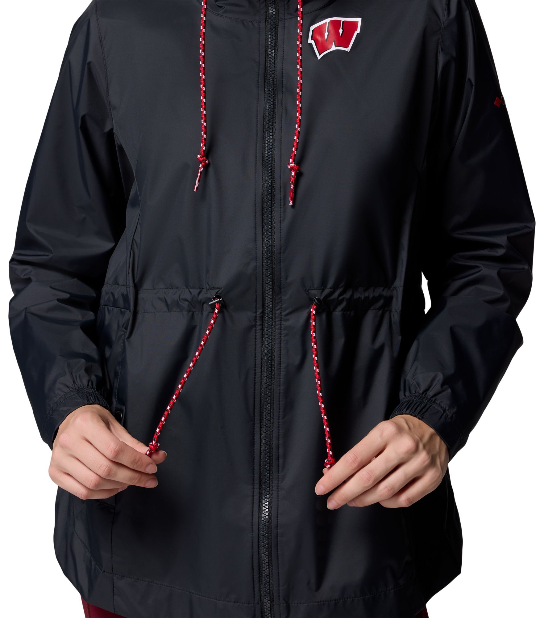 Columbia Women's Wisconsin Badgers Black Lily Park Jacket product image