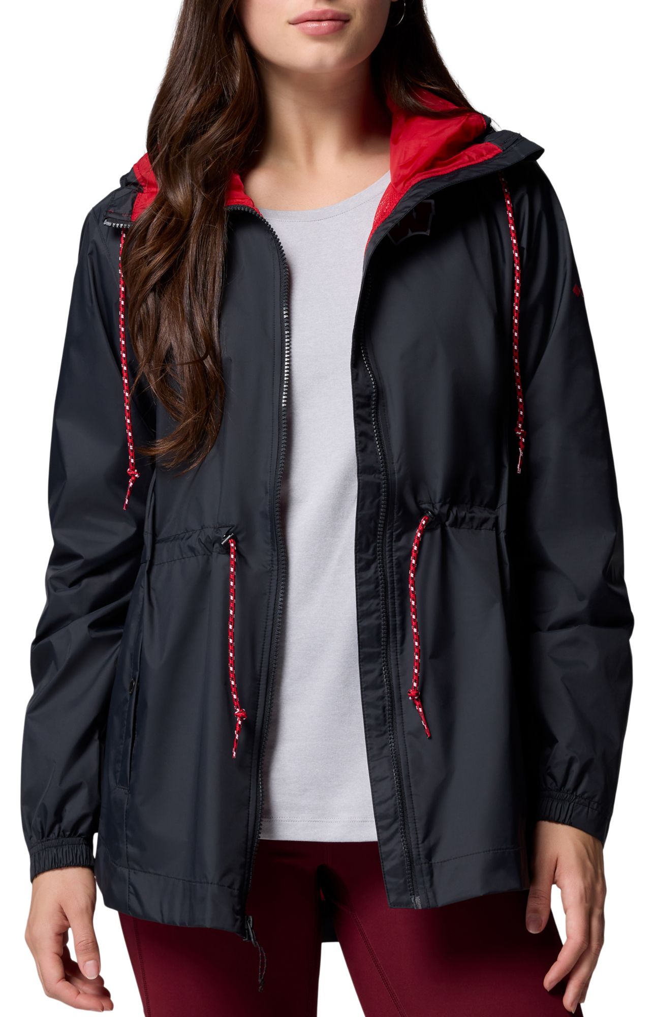Columbia Women's Wisconsin Badgers Black Lily Park Jacket product image