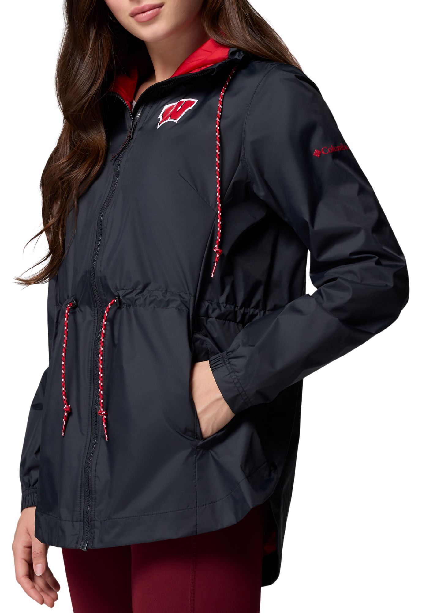 Columbia Women's Wisconsin Badgers Black Lily Park Jacket product image